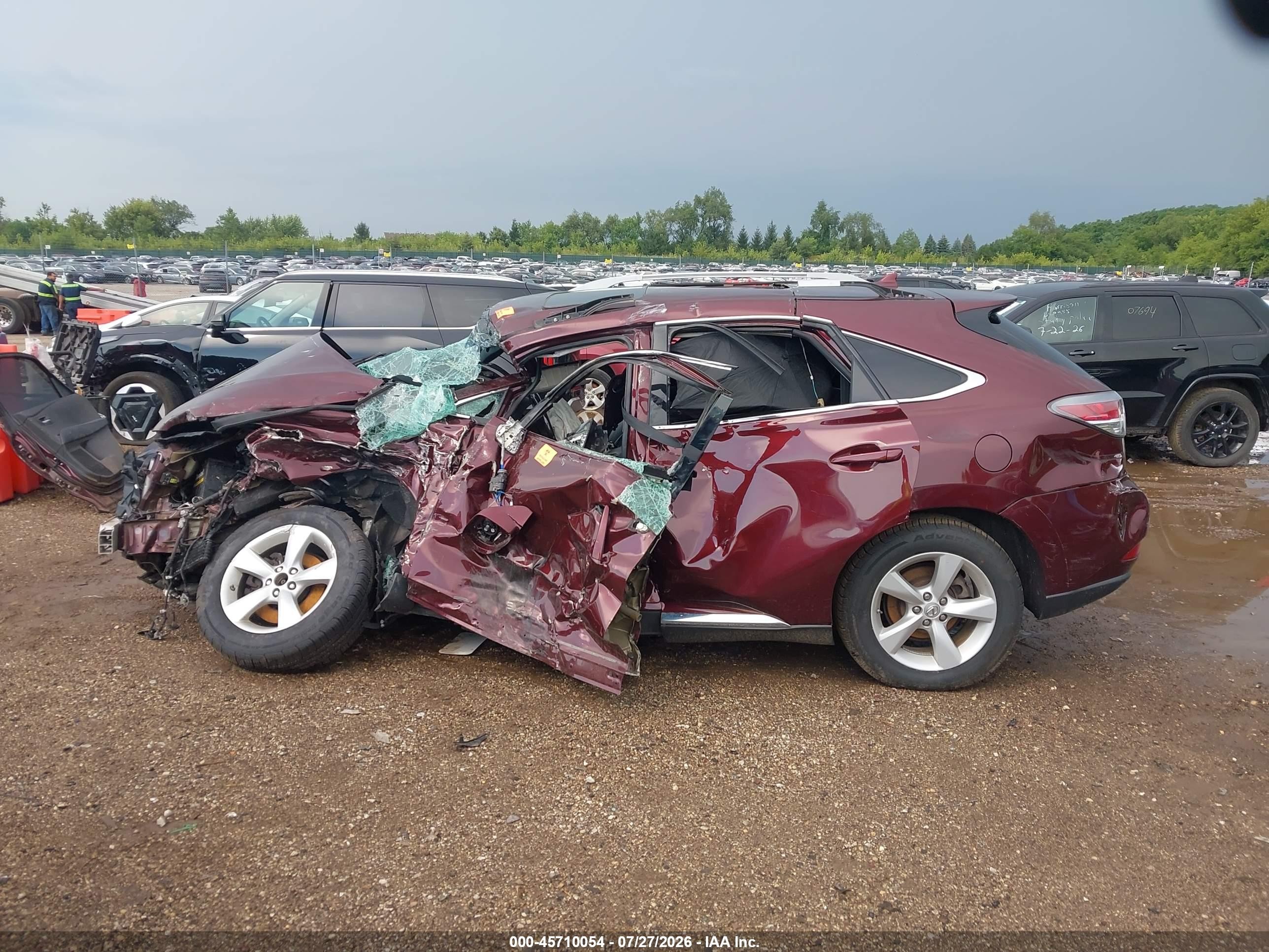 2013 Lexus Rx 350   Maroon vin: 2T2BK1BA4DC197891
