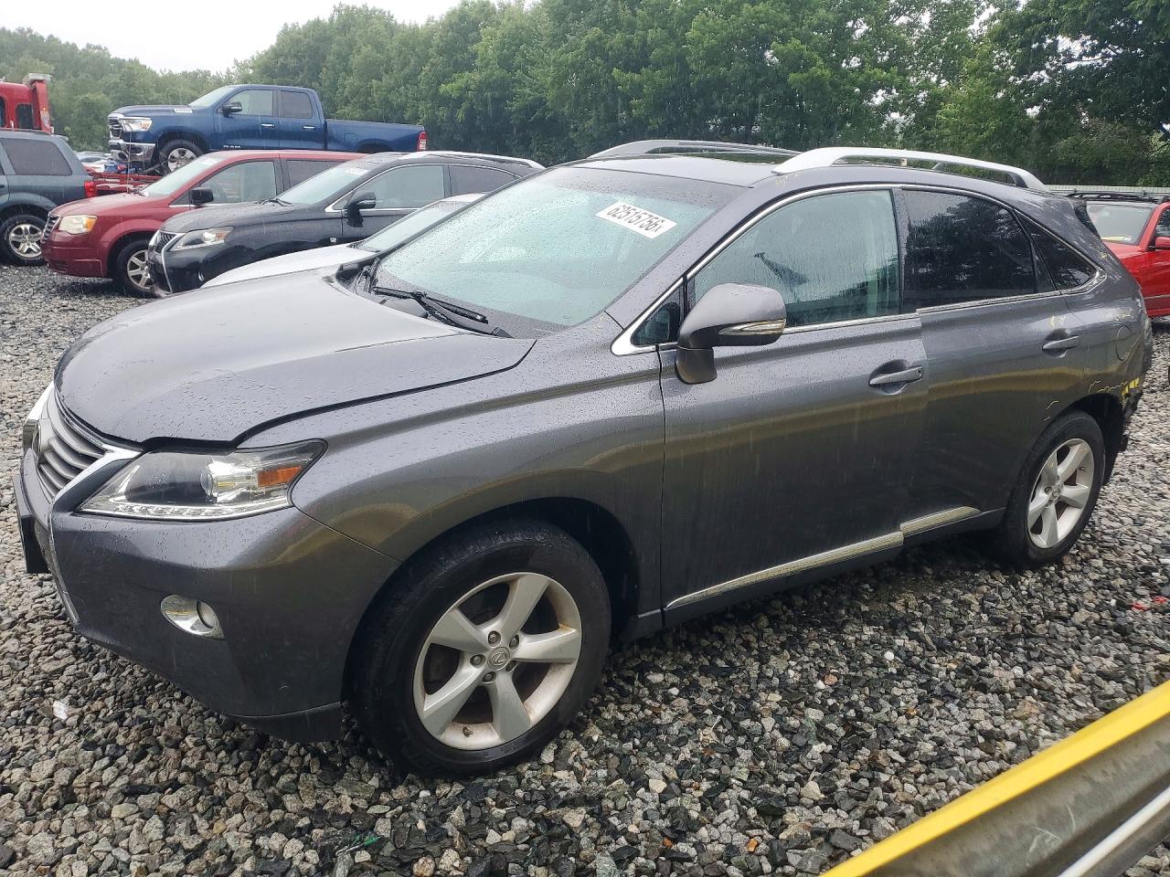 2013 Lexus Rx 350 Base Silver vin: 2T2BK1BA4DC204693