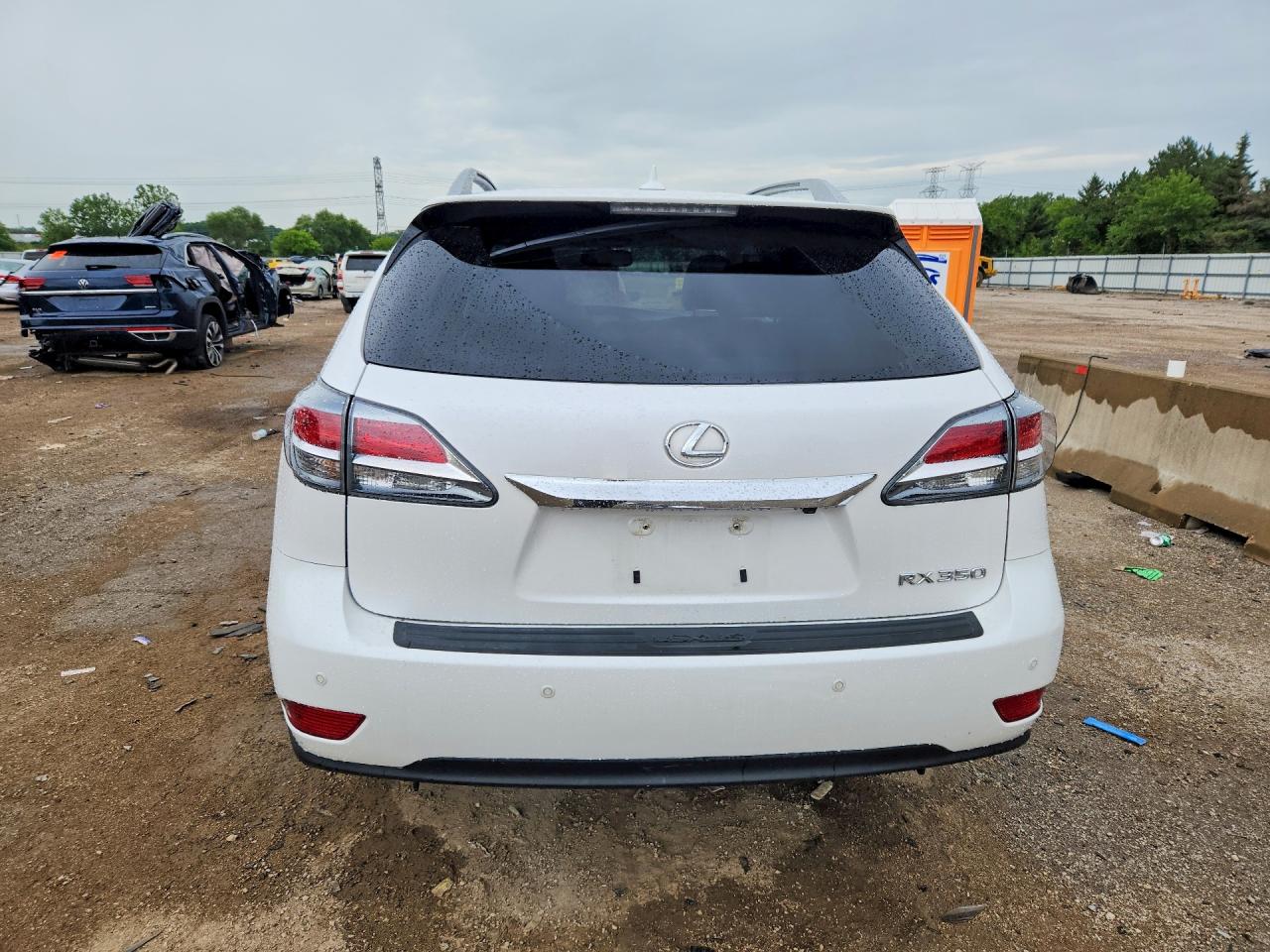 2013 Lexus Rx 350 Base White vin: 2T2BK1BA4DC204936