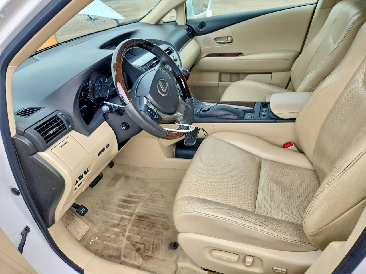 2013 Lexus Rx 350 Base White vin: 2T2BK1BA4DC204936