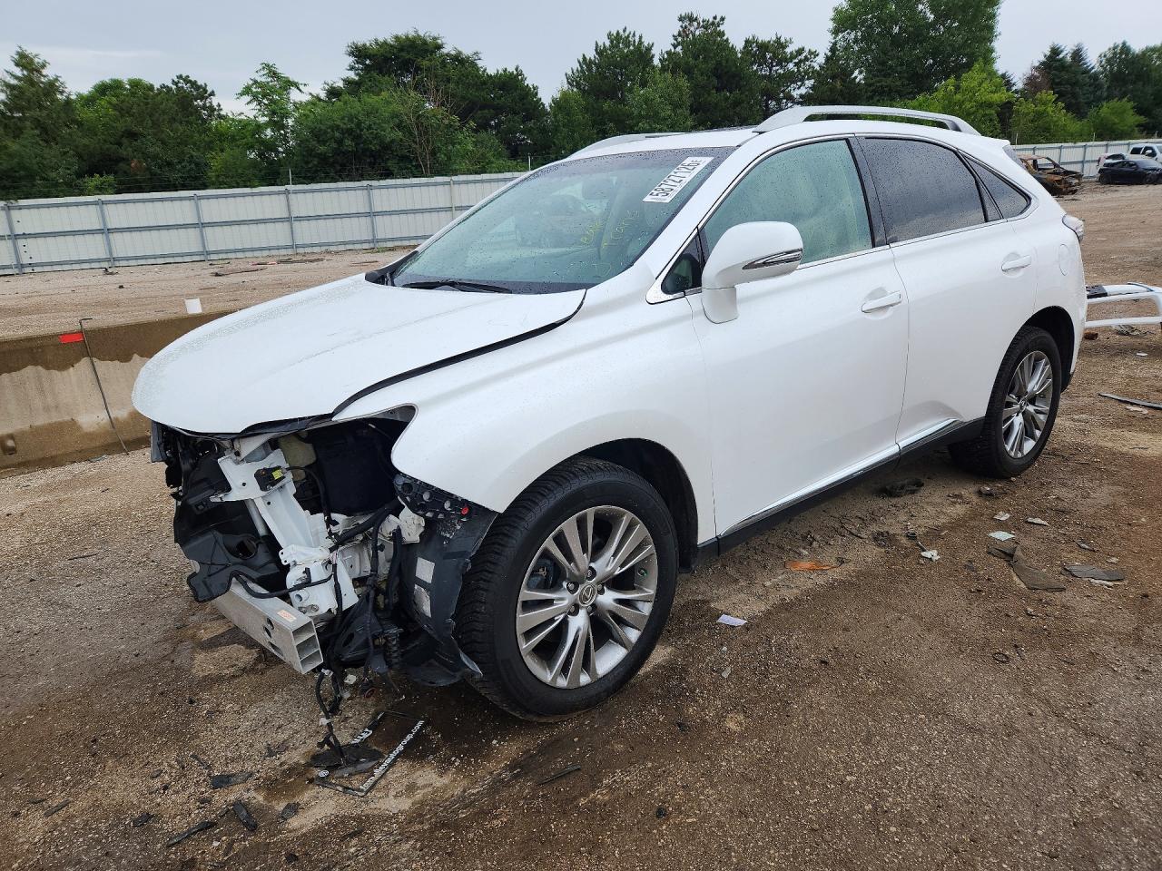 2013 Lexus Rx 350 Base White vin: 2T2BK1BA4DC204936