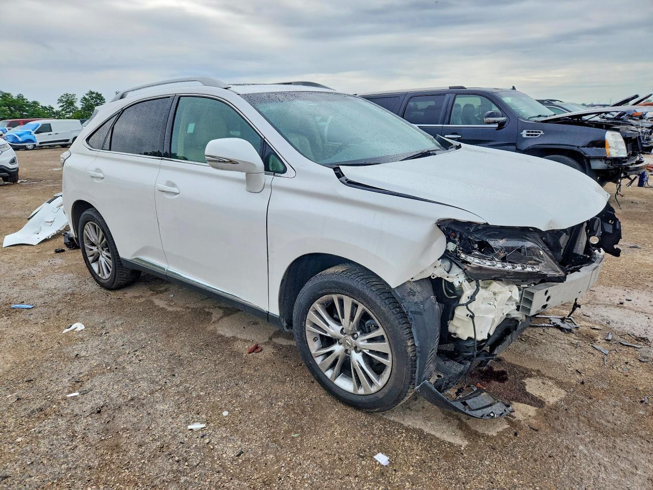 2013 Lexus Rx 350 Base White vin: 2T2BK1BA4DC204936