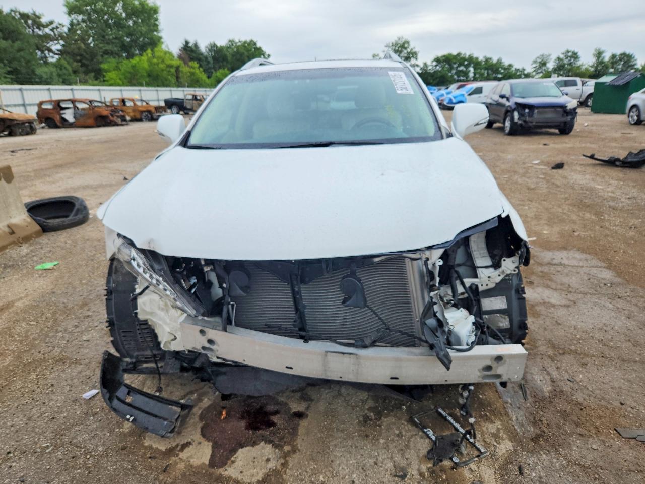 2013 Lexus Rx 350 Base White vin: 2T2BK1BA4DC204936