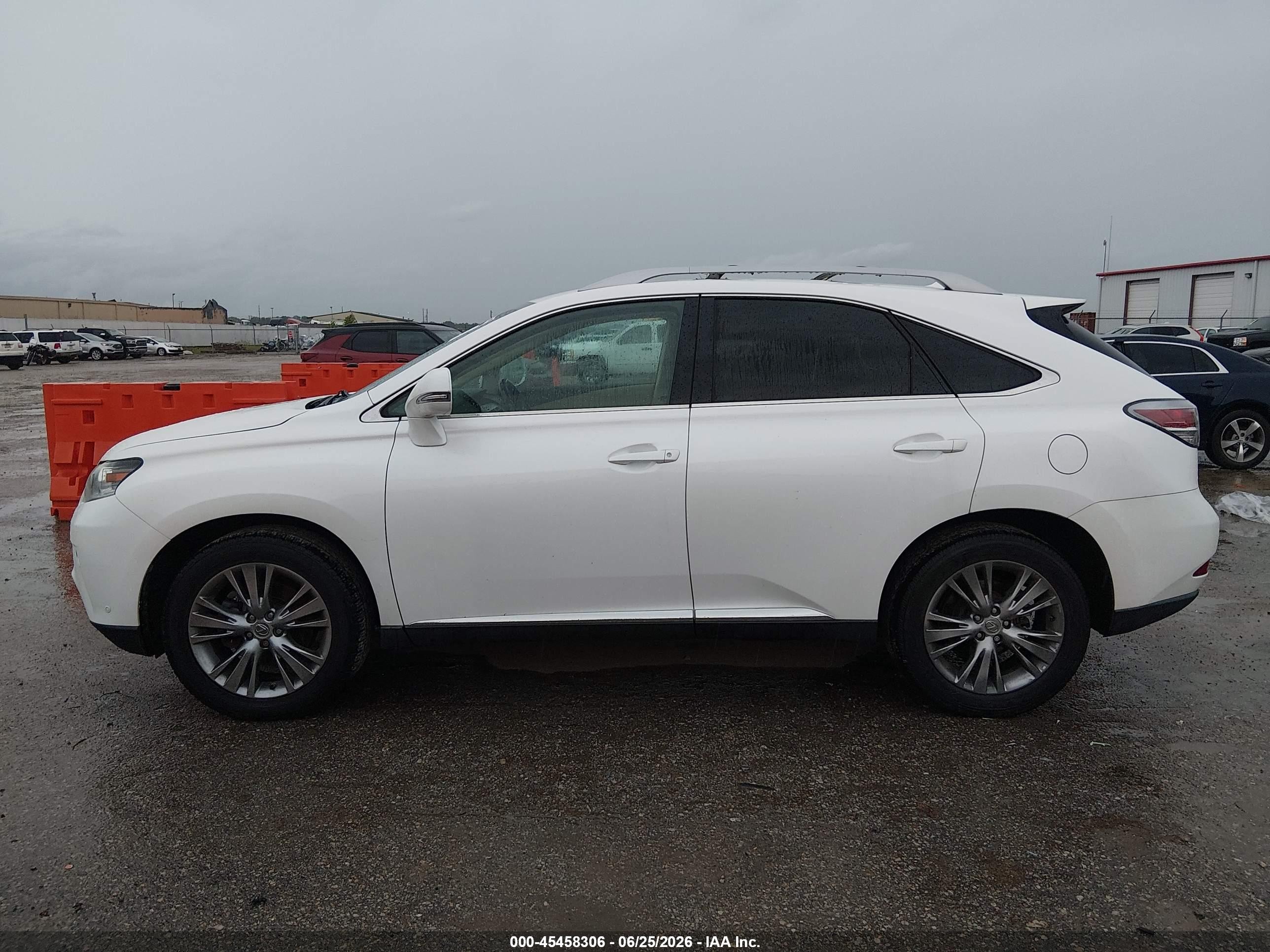 2013 Lexus Rx 350 White vin: 2T2BK1BA4DC212664
