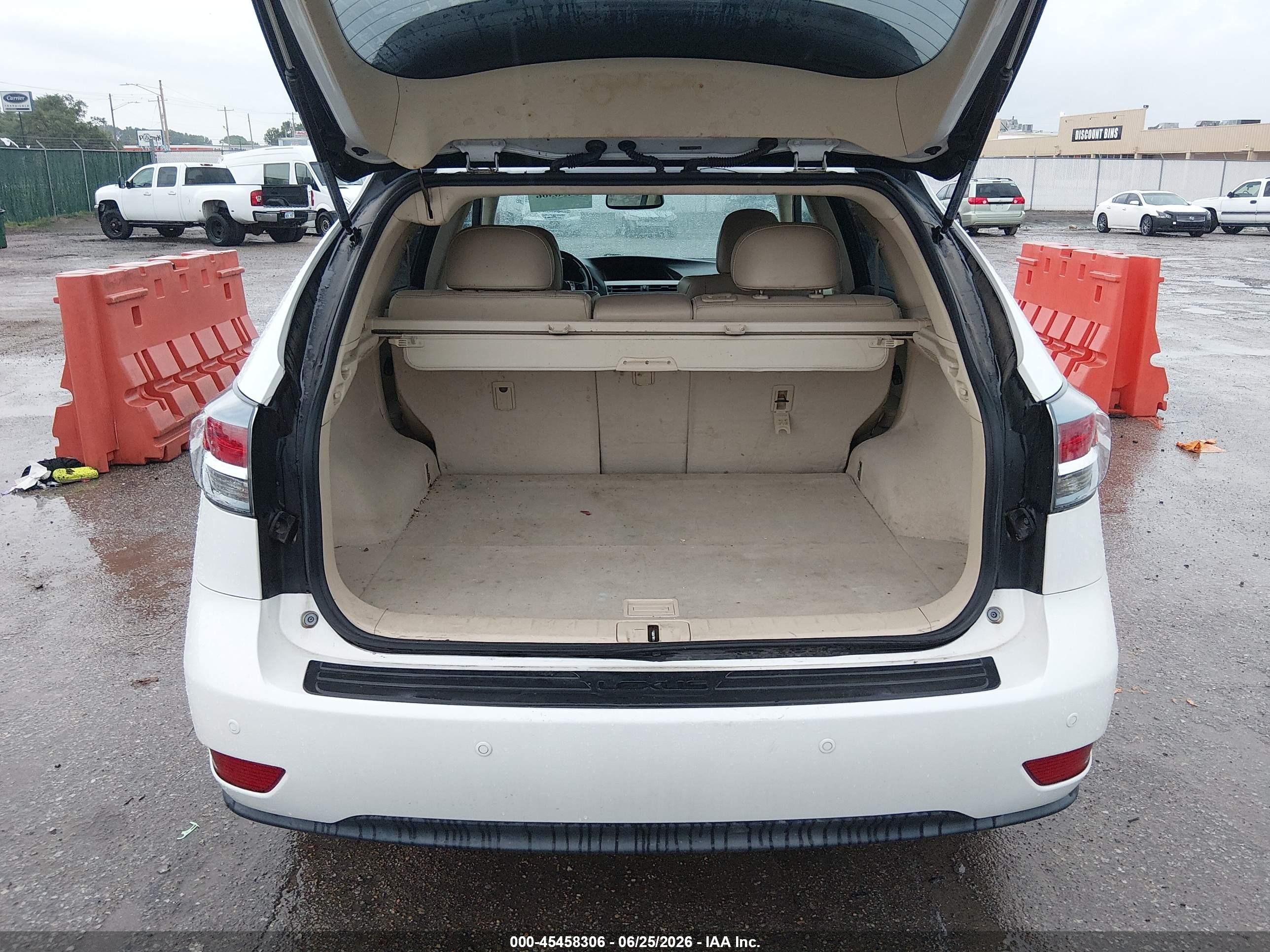 2013 Lexus Rx 350 White vin: 2T2BK1BA4DC212664