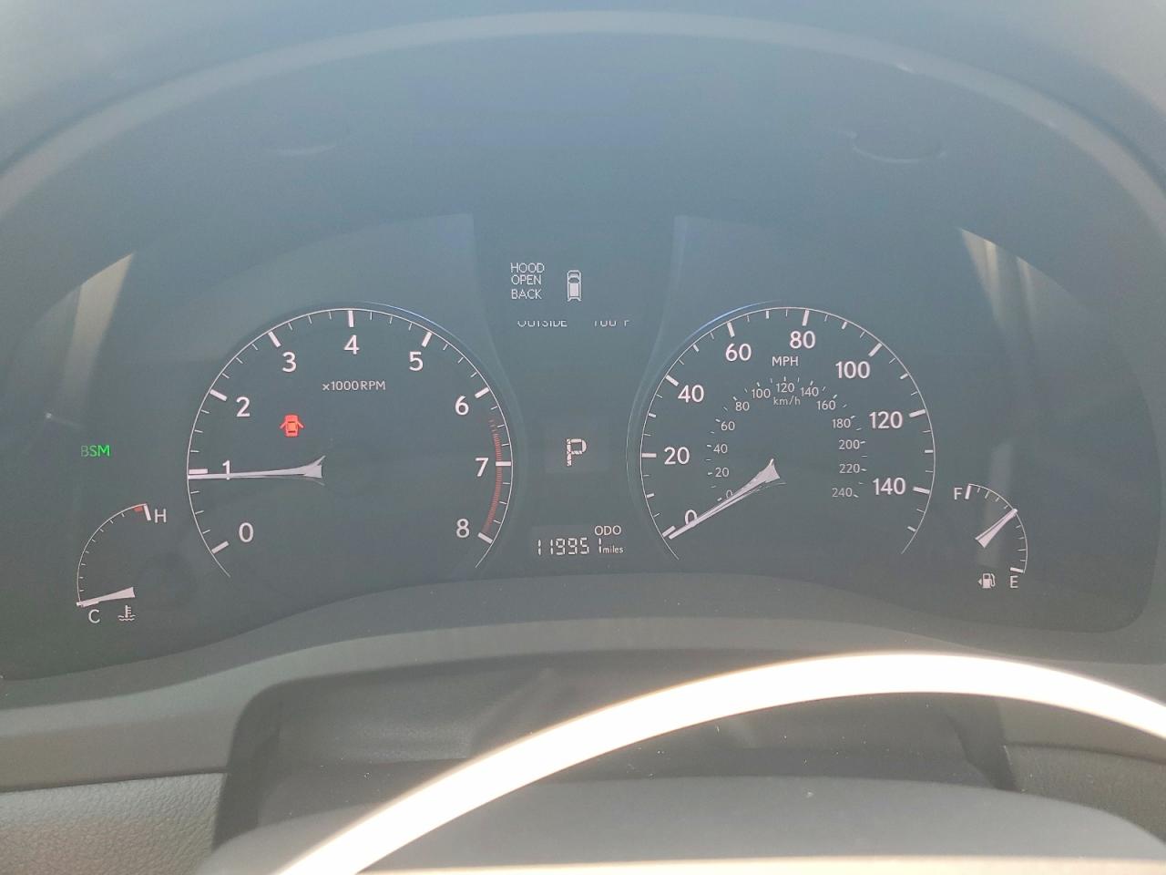 2013 Lexus Rx 350 Base Серый vin: 2T2BK1BA4DC215662
