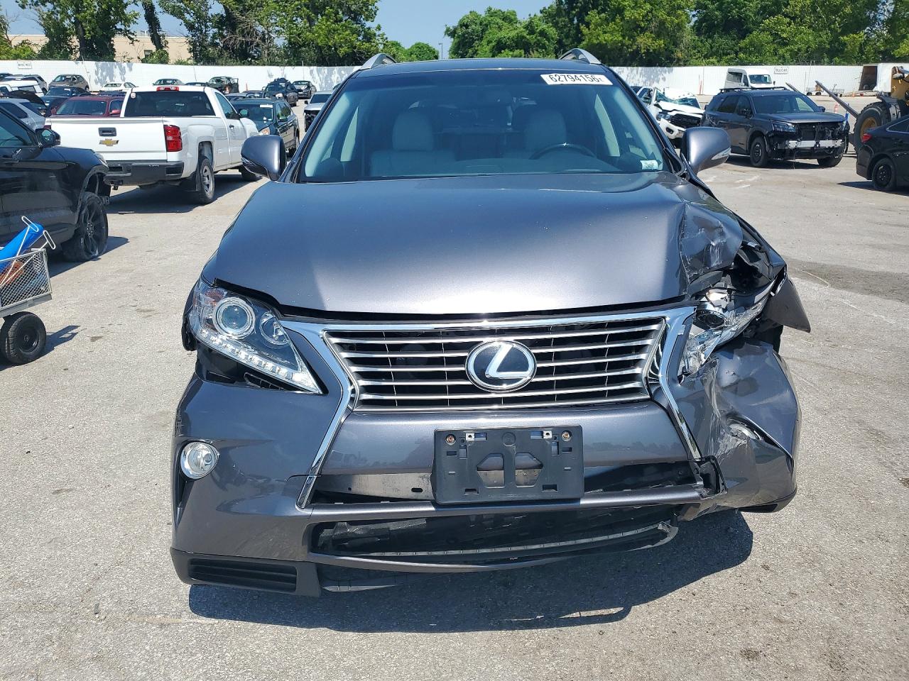 2013 Lexus Rx 350 Base Серый vin: 2T2BK1BA4DC215662