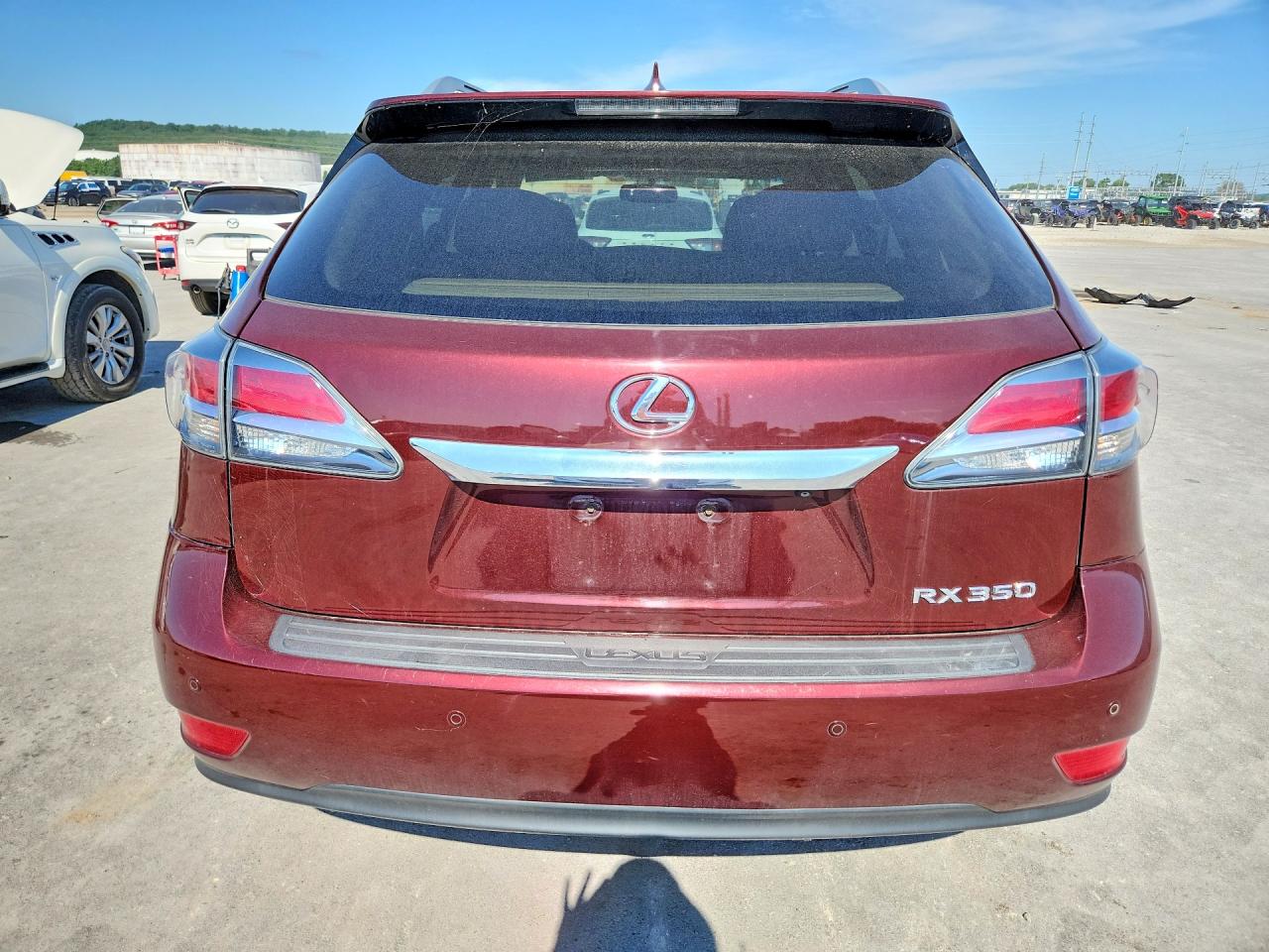 2014 Lexus Rx 350 Base Бордовый vin: 2T2BK1BA4EC230180
