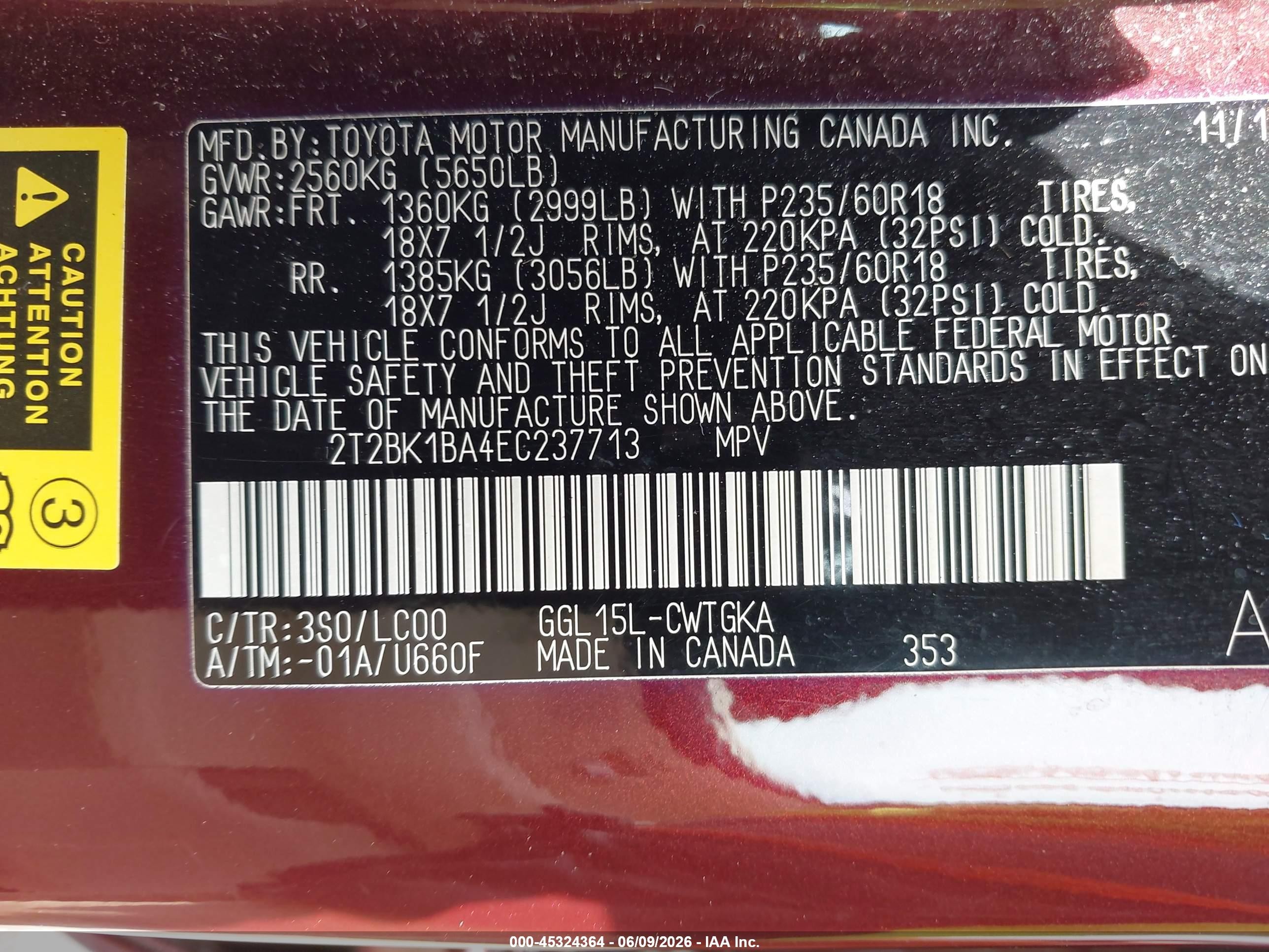 2014 Lexus Rx 350   Maroon vin: 2T2BK1BA4EC237713