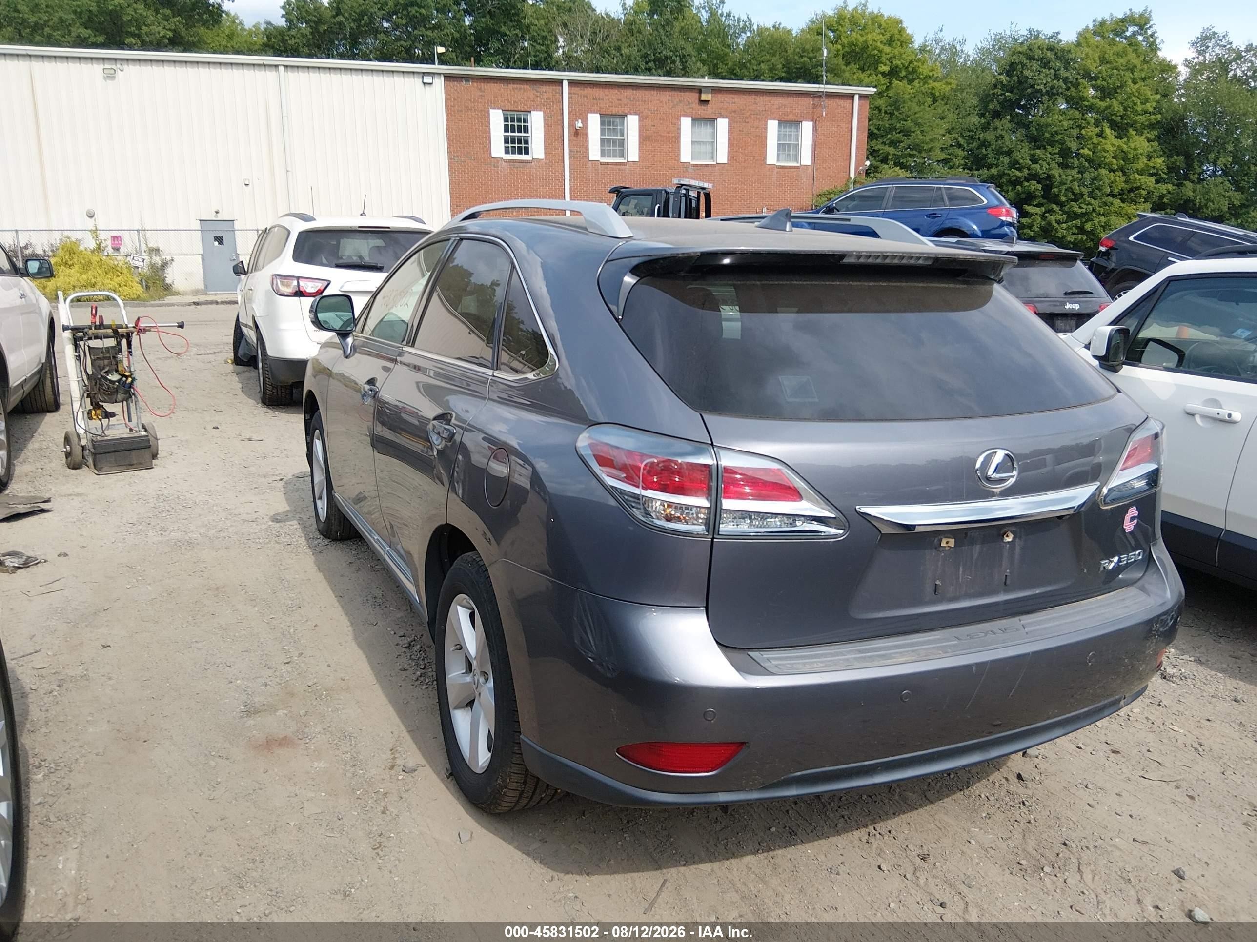 2015 Lexus Rx 350   Gray vin: 2T2BK1BA4FC264184