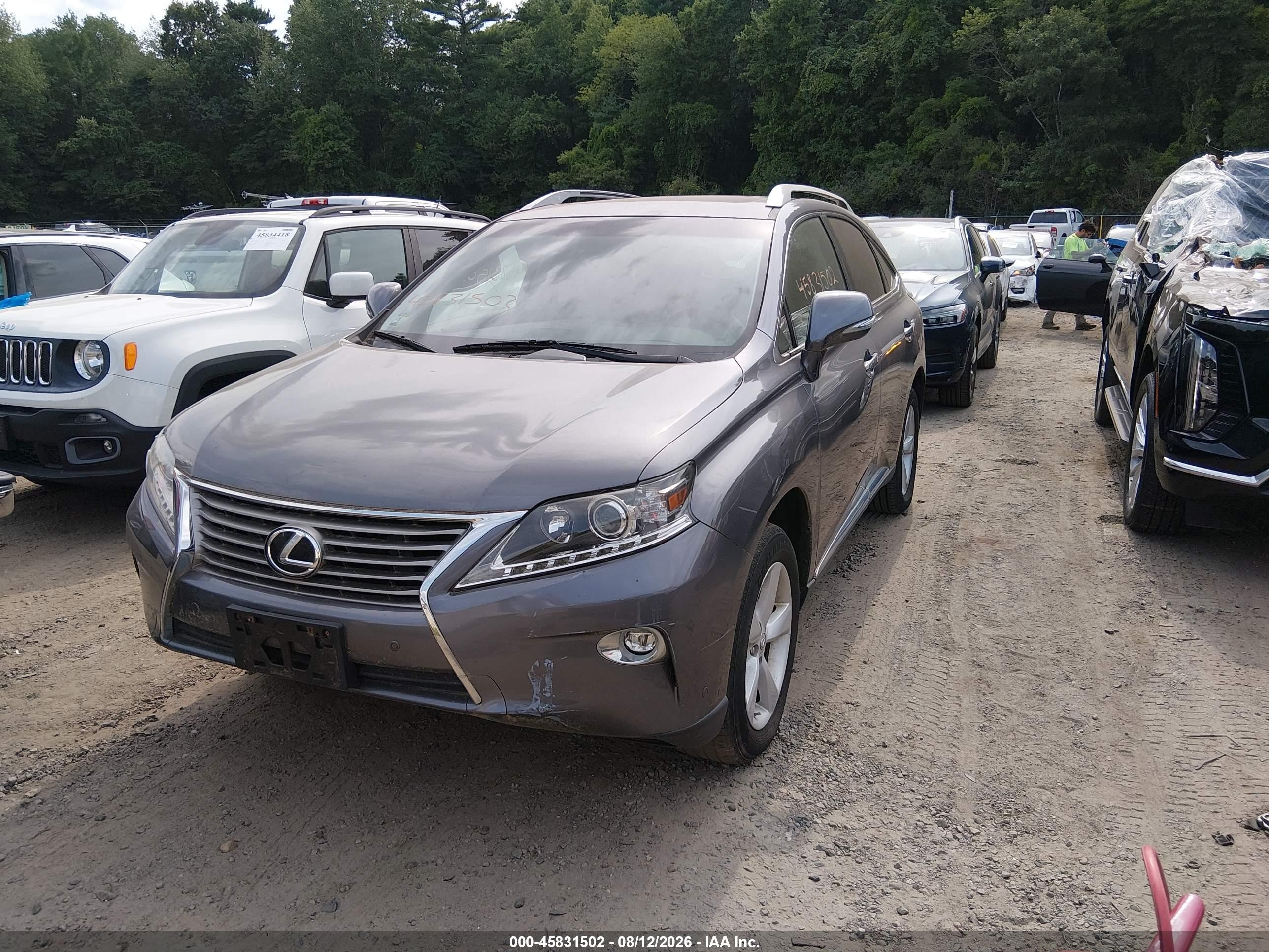 2015 Lexus Rx 350   Gray vin: 2T2BK1BA4FC264184