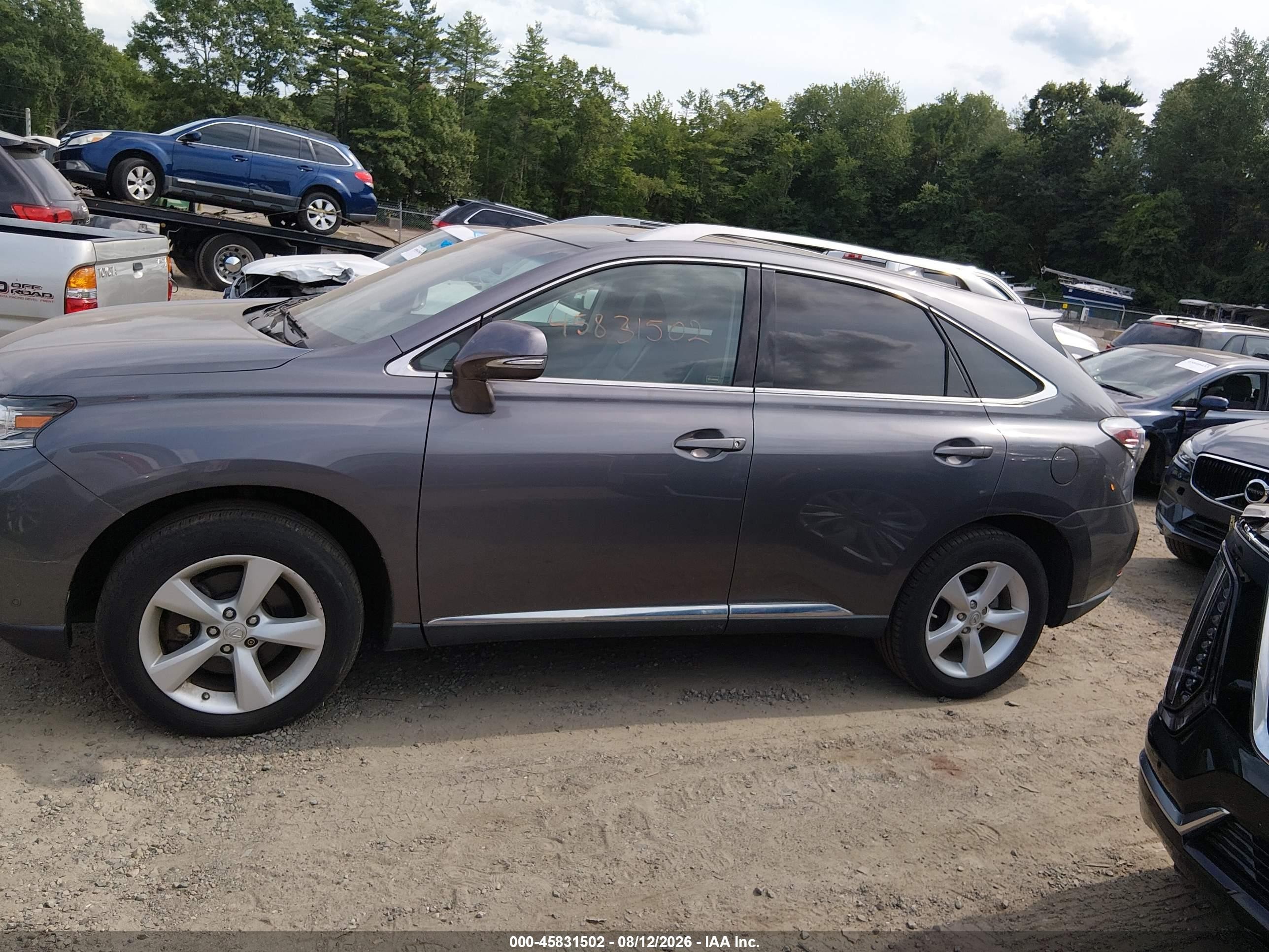2015 Lexus Rx 350   Gray vin: 2T2BK1BA4FC264184