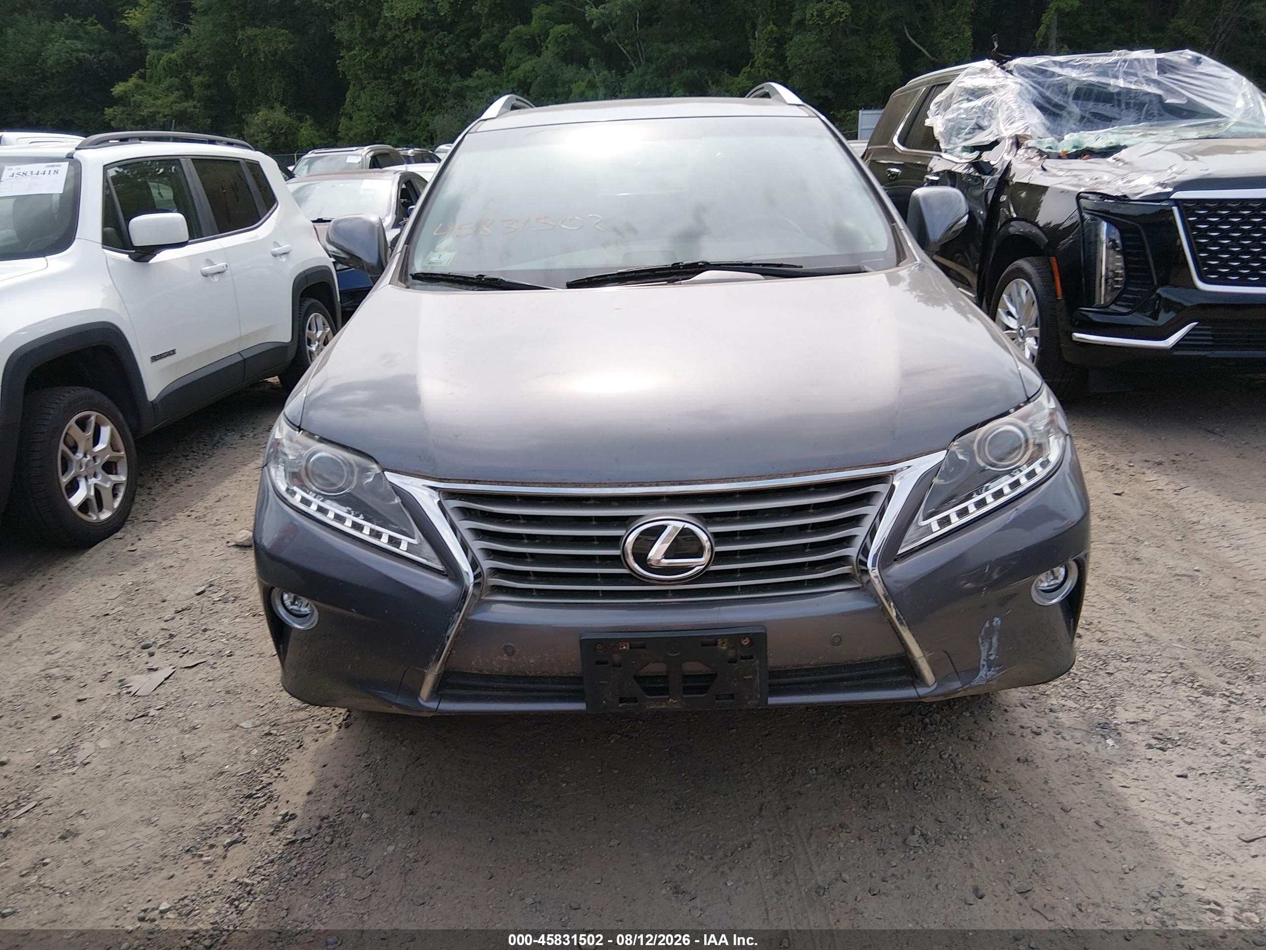 2015 Lexus Rx 350   Gray vin: 2T2BK1BA4FC264184