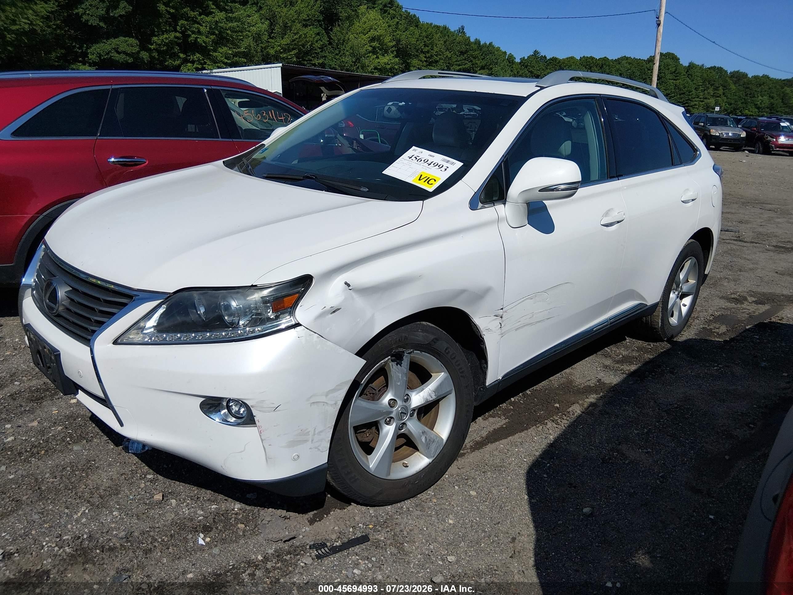 2015 Lexus Rx 350   Белый vin: 2T2BK1BA4FC266582