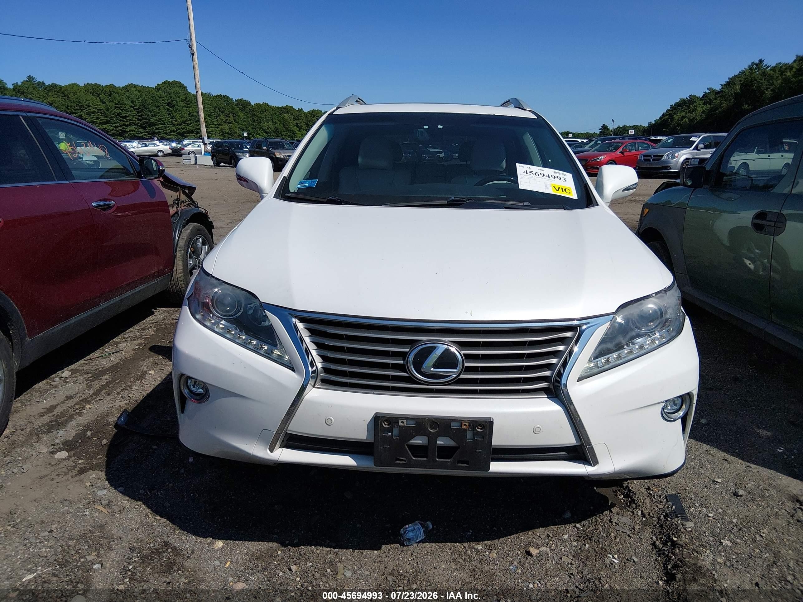 2015 Lexus Rx 350   Белый vin: 2T2BK1BA4FC266582