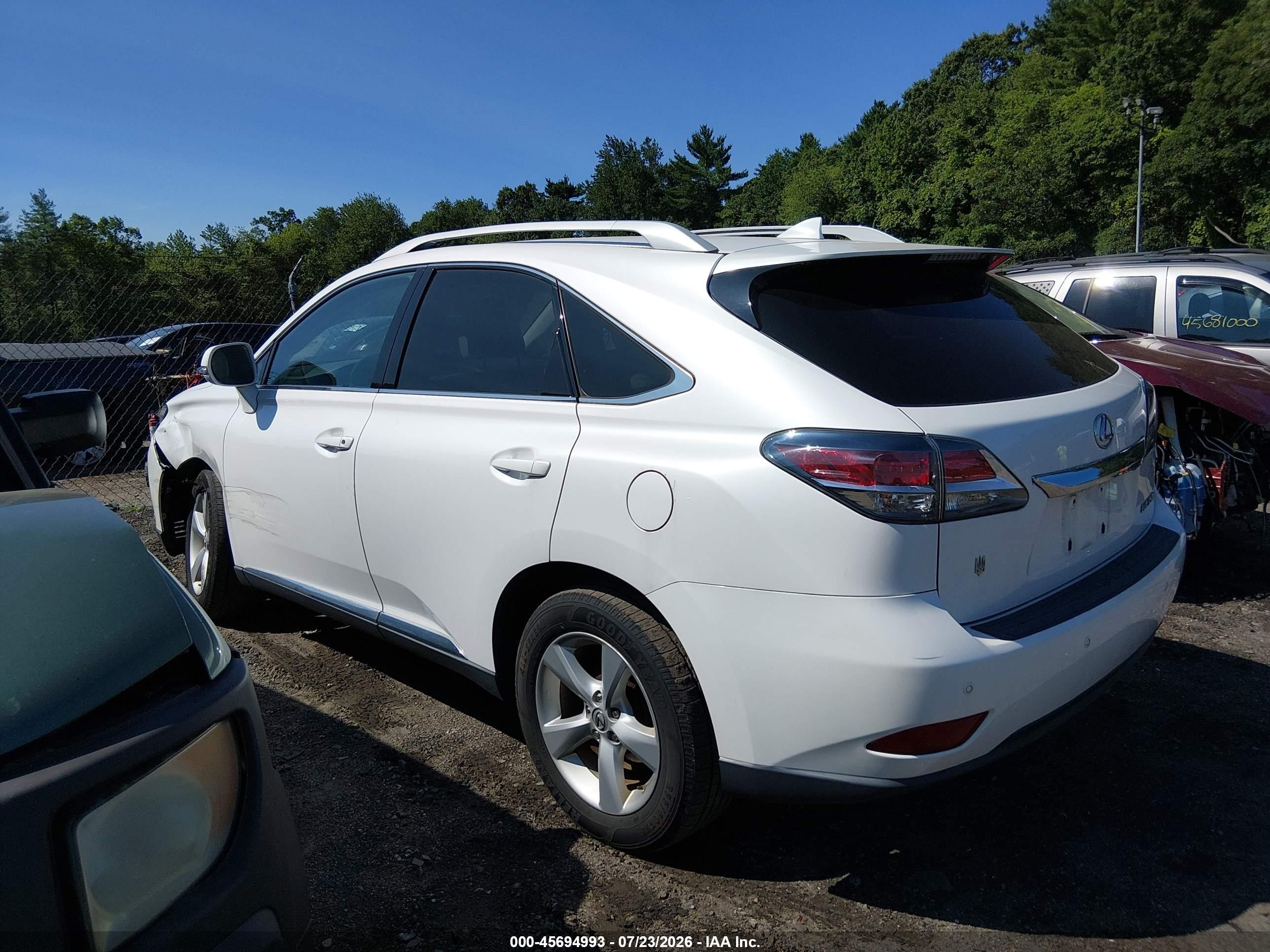 2015 Lexus Rx 350   Белый vin: 2T2BK1BA4FC266582