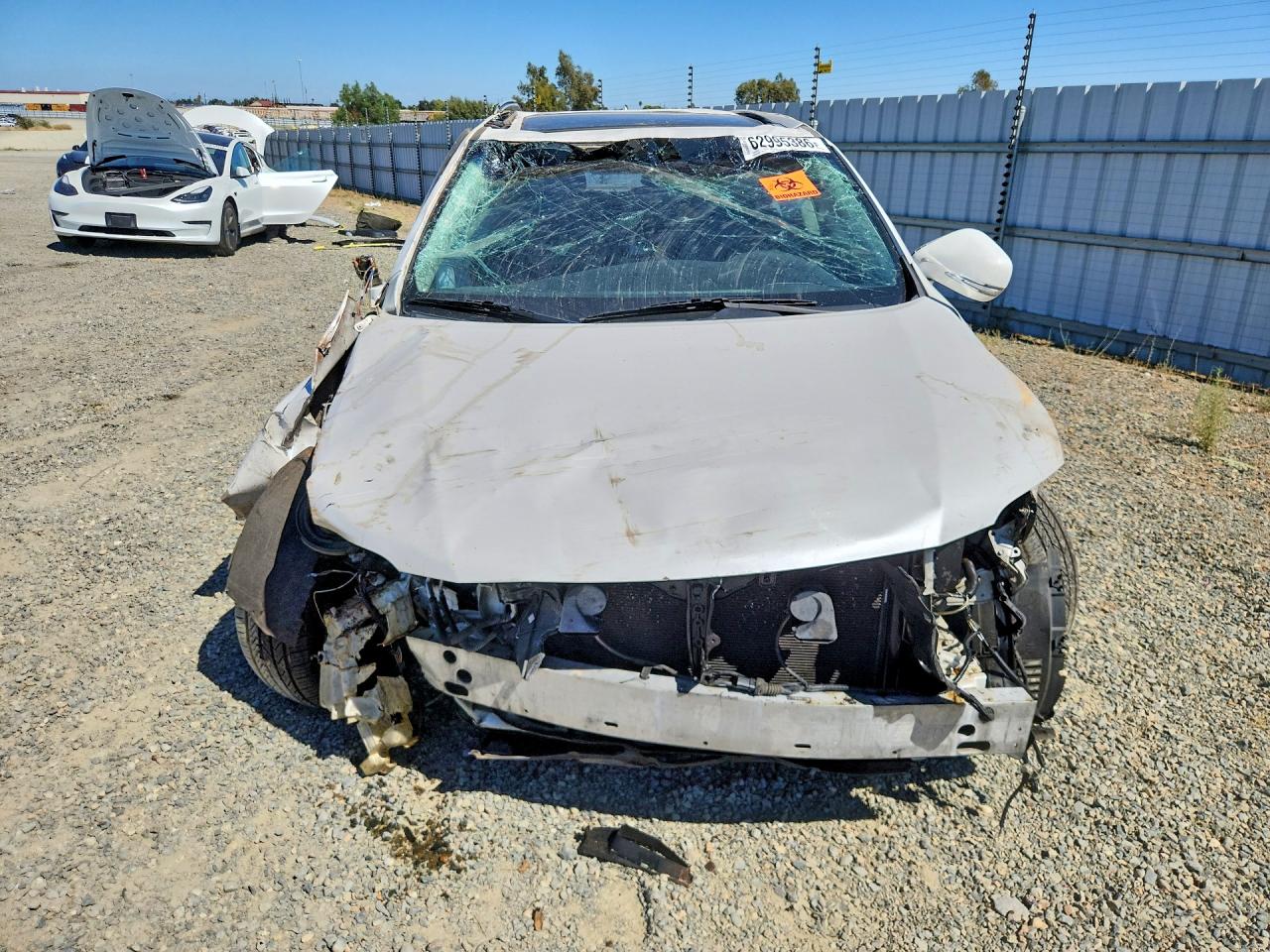 2015 Lexus Rx 350 Base White vin: 2T2BK1BA4FC269966