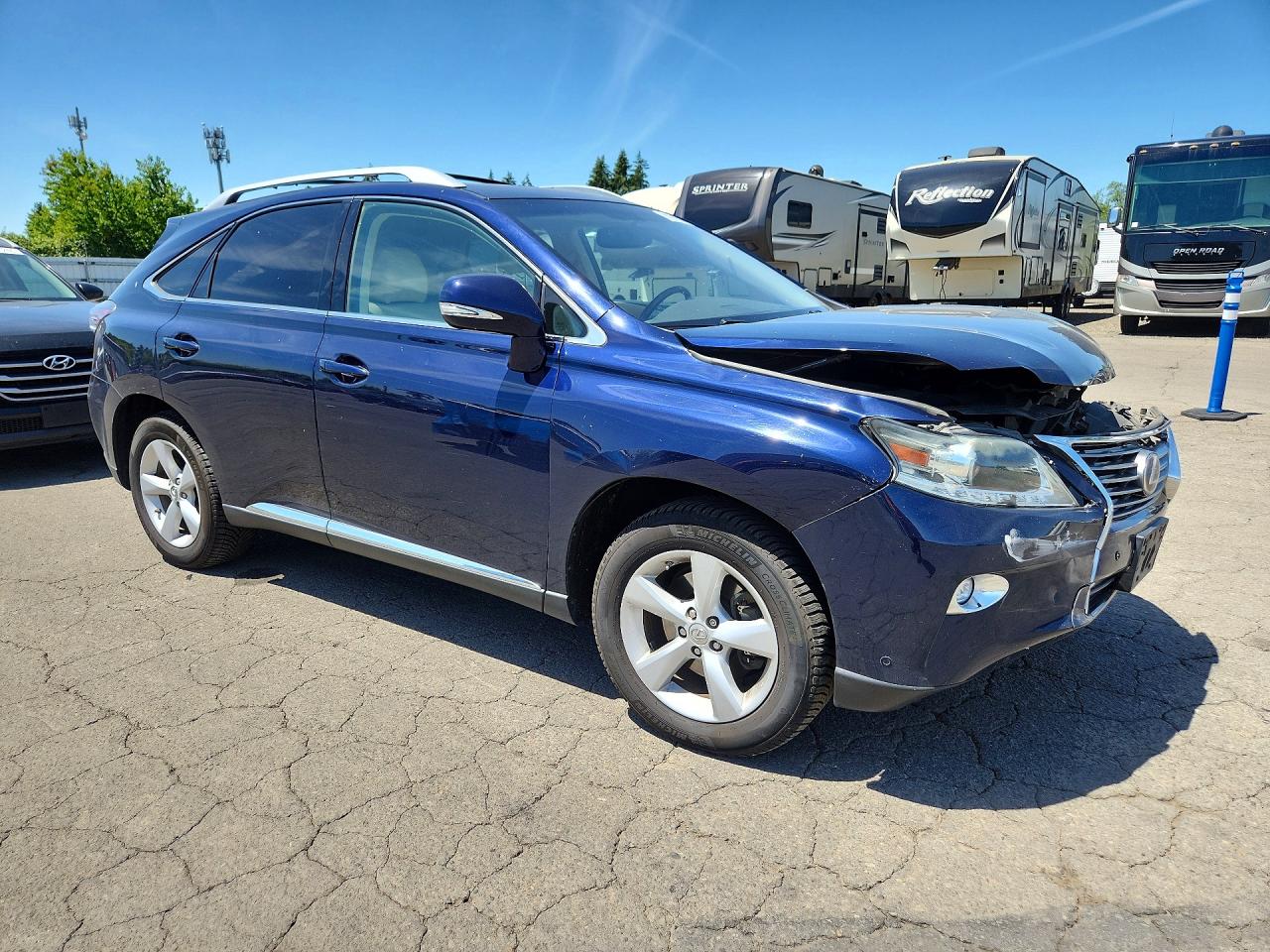 2015 Lexus Rx 350 Base Blue vin: 2T2BK1BA4FC288310