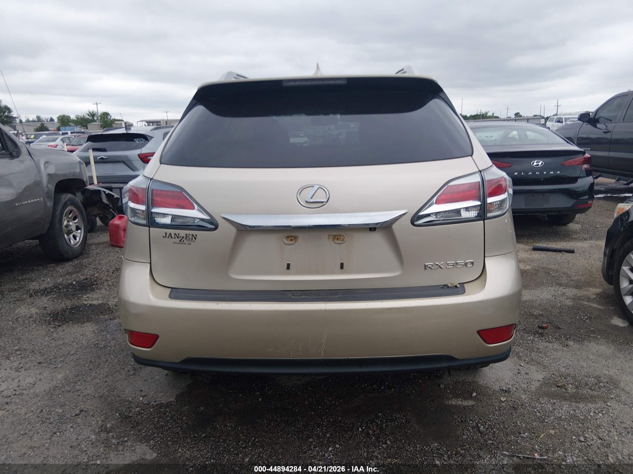 2015 Lexus Rx 350   Gold vin: 2T2BK1BA4FC292955