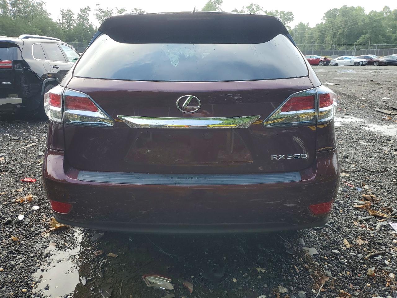 2015 Lexus Rx 350 Base Burgundy vin: 2T2BK1BA4FC296469