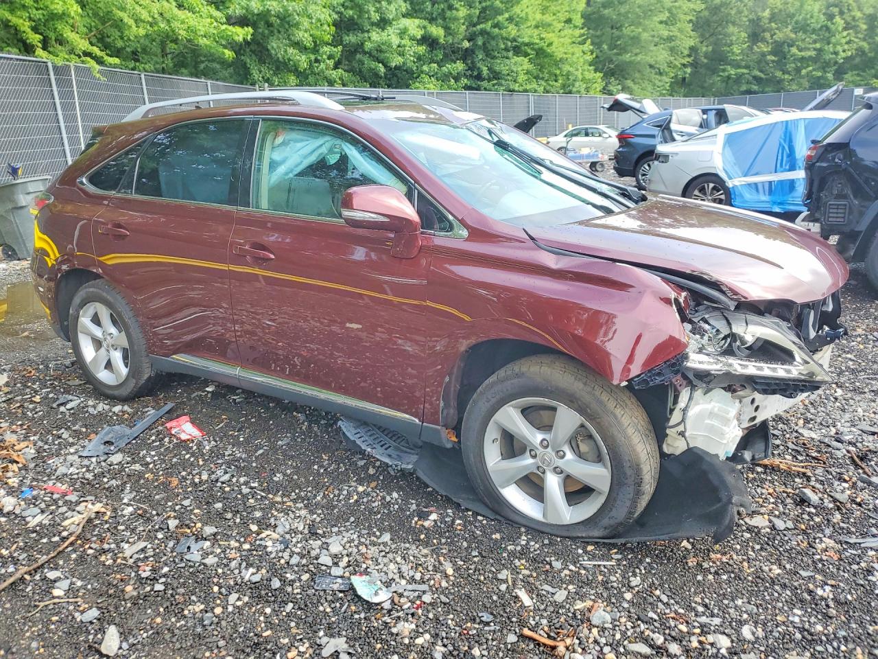 2015 Lexus Rx 350 Base Burgundy vin: 2T2BK1BA4FC296469