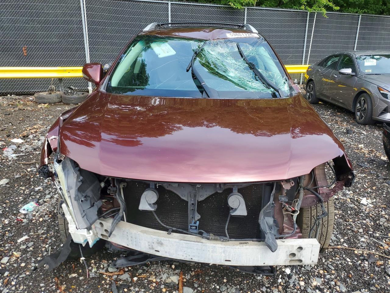 2015 Lexus Rx 350 Base Burgundy vin: 2T2BK1BA4FC296469