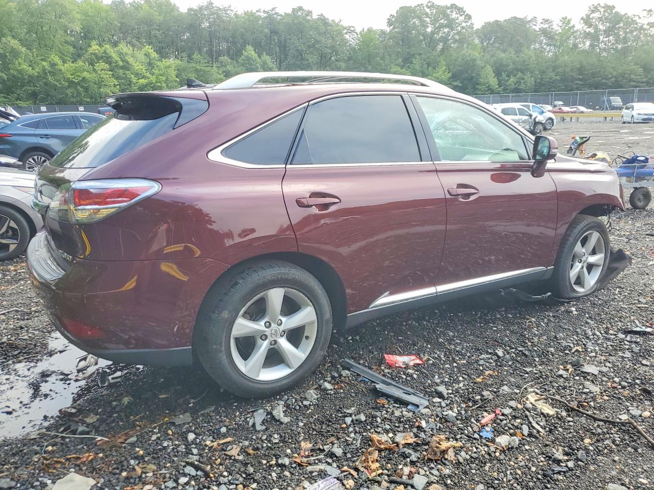 2015 Lexus Rx 350 Base Burgundy vin: 2T2BK1BA4FC296469