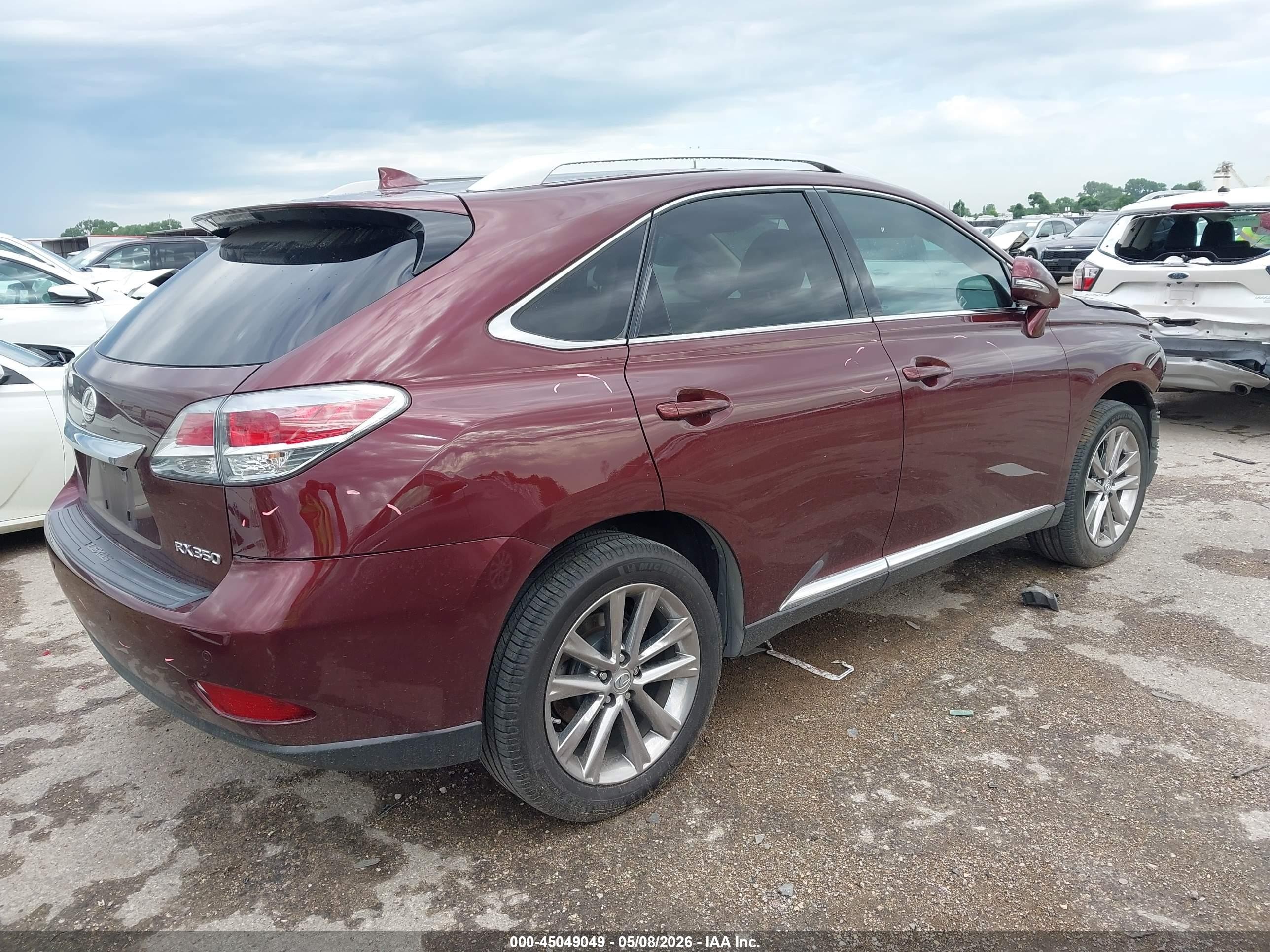2015 Lexus Rx 350   Burgundy vin: 2T2BK1BA4FC296584