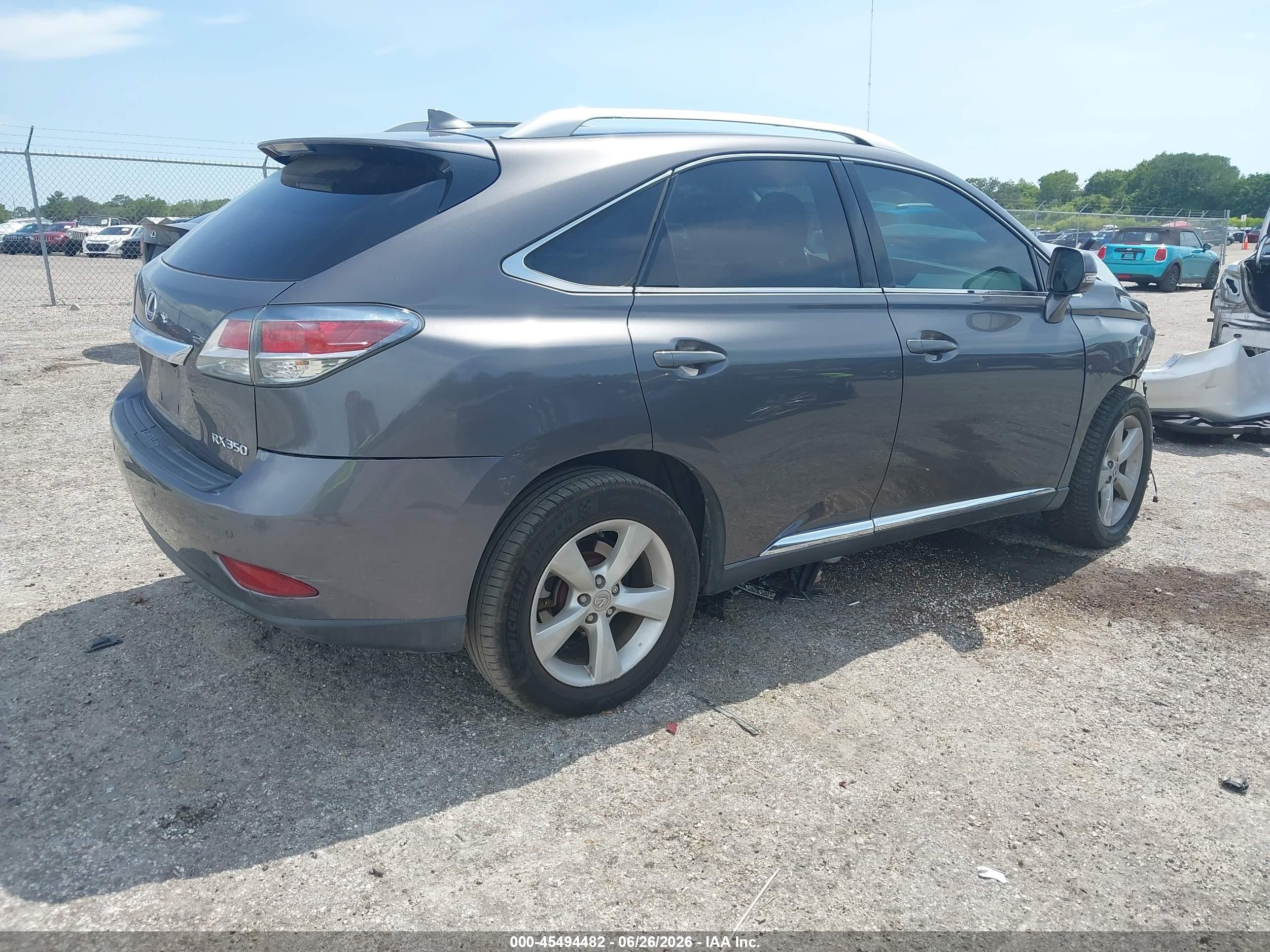 2015 Lexus Rx 350   Gray vin: 2T2BK1BA4FC320804