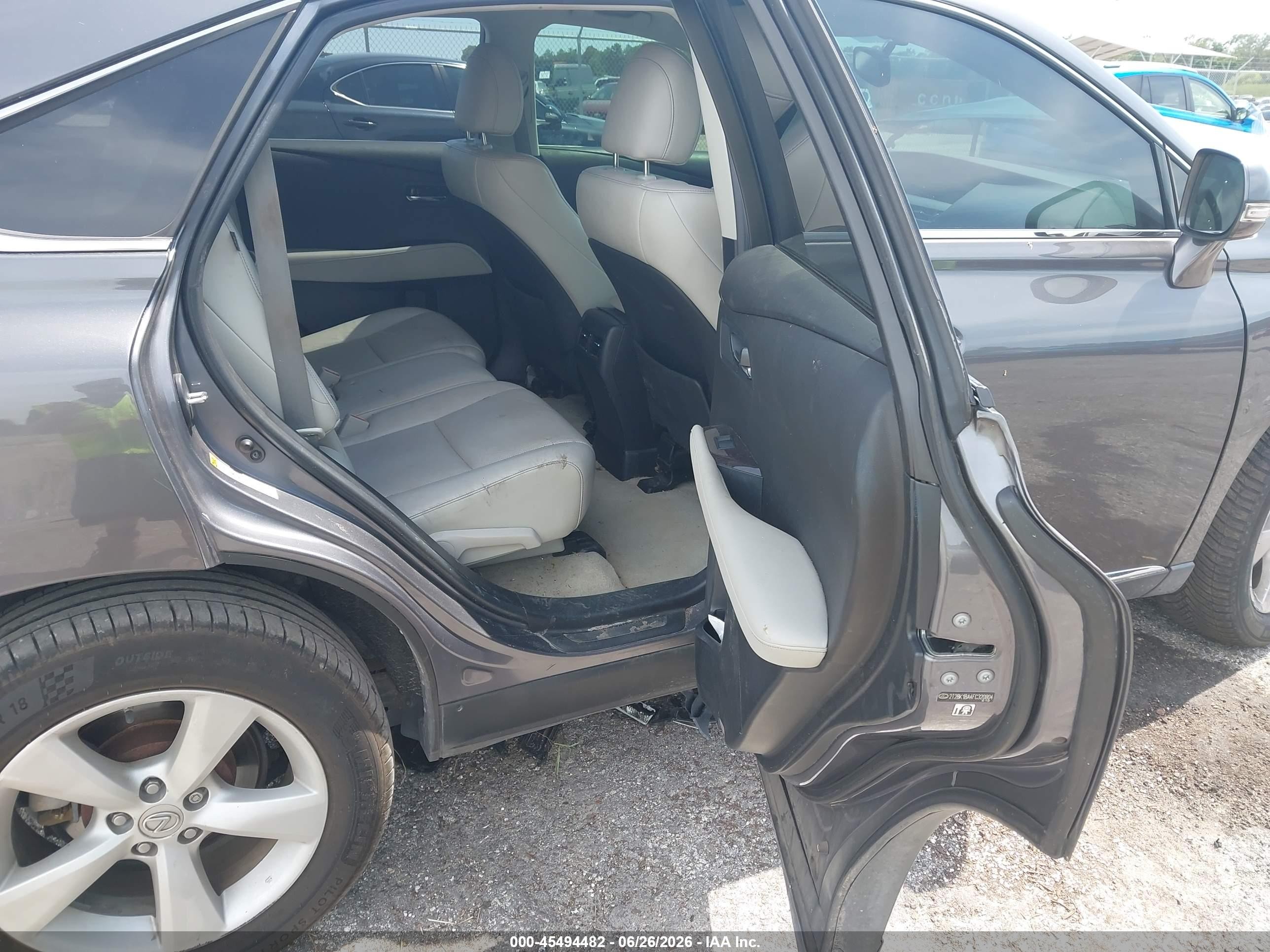 2015 Lexus Rx 350   Gray vin: 2T2BK1BA4FC320804