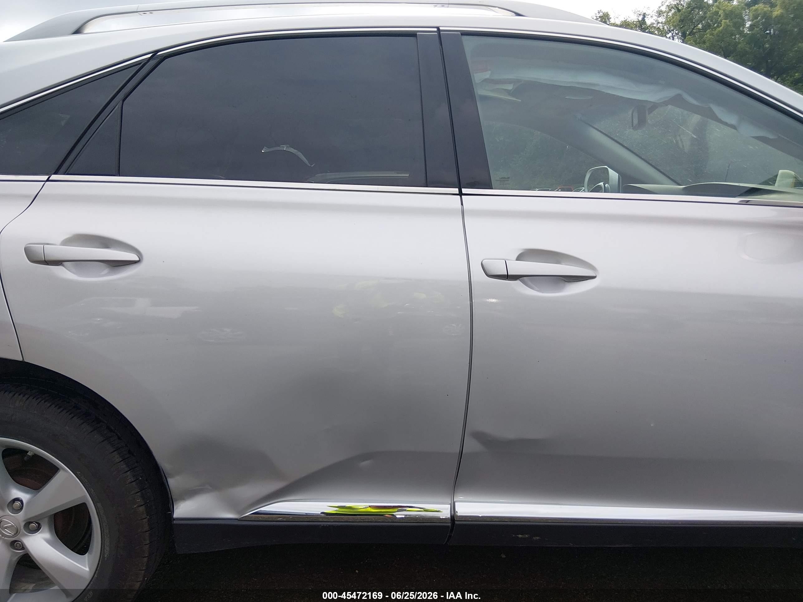 2015 Lexus Rx 350   Silver vin: 2T2BK1BA4FC322973