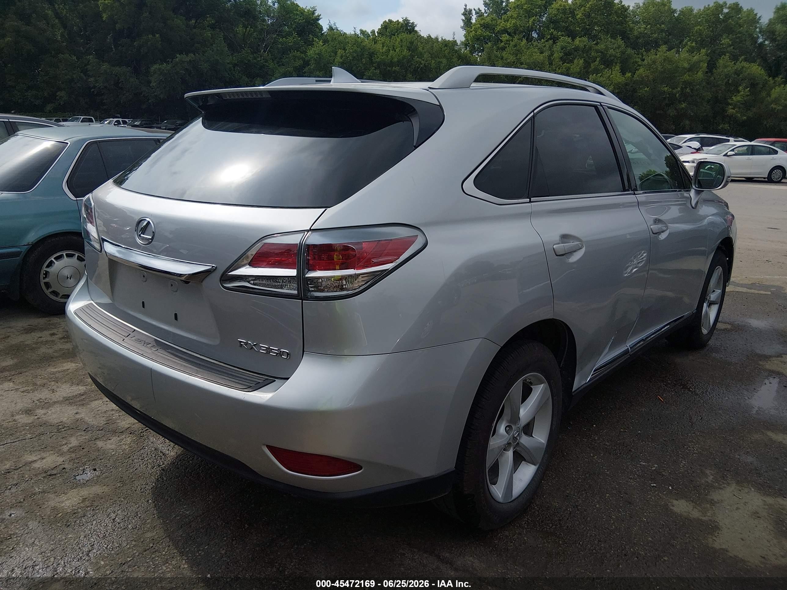 2015 Lexus Rx 350   Silver vin: 2T2BK1BA4FC322973