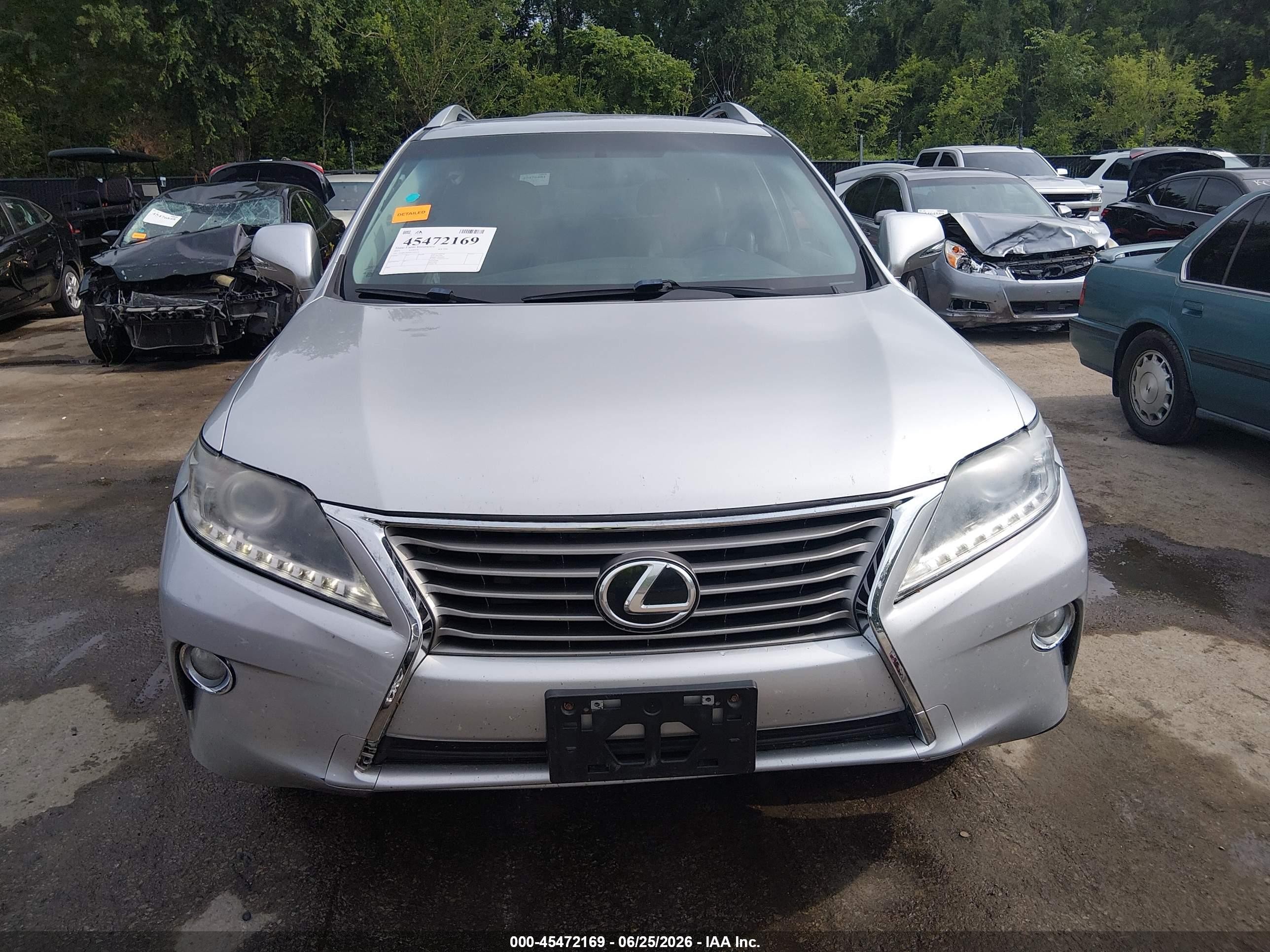 2015 Lexus Rx 350   Silver vin: 2T2BK1BA4FC322973