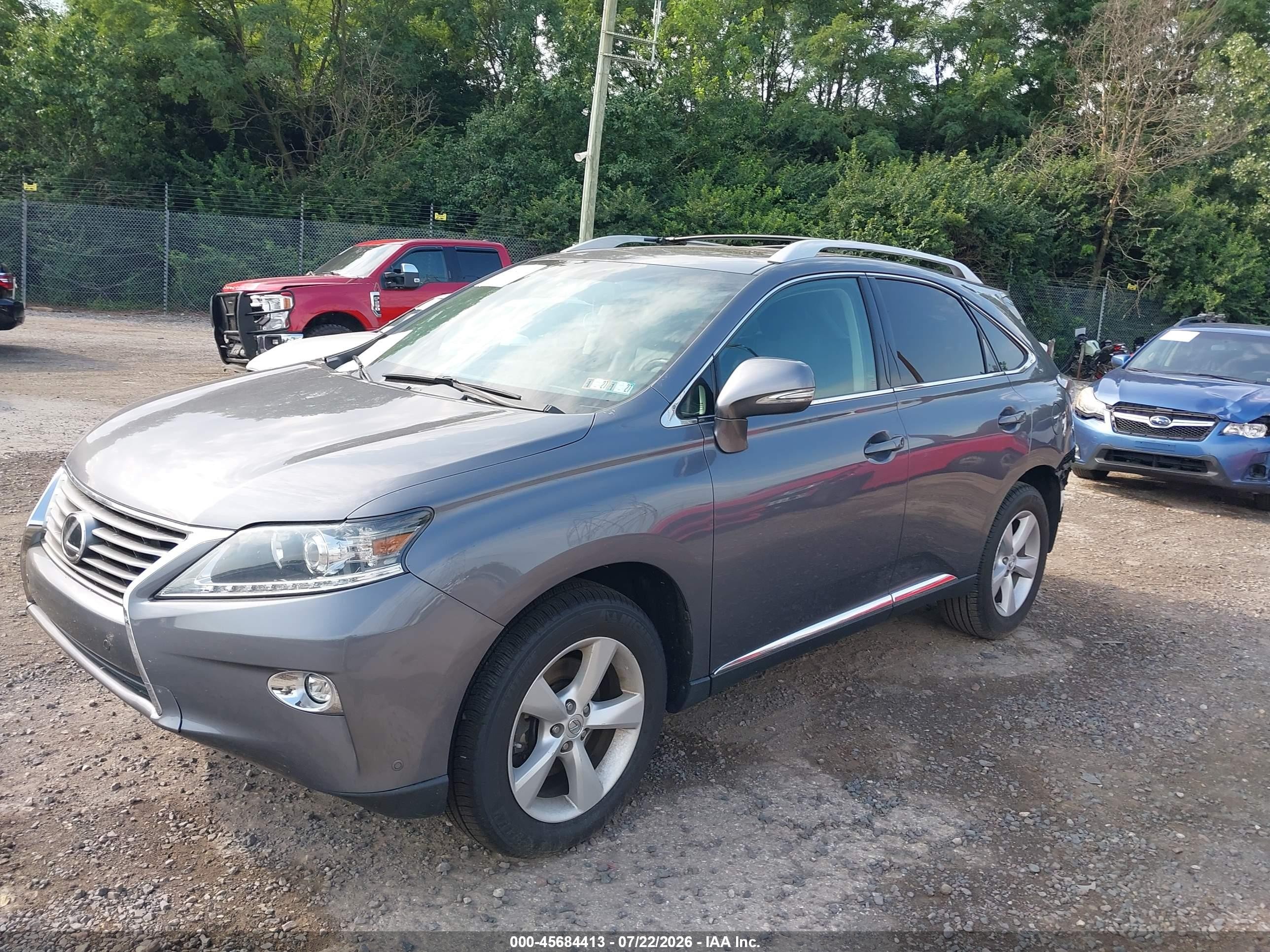 2015 Lexus Rx 350   Gray vin: 2T2BK1BA4FC323184