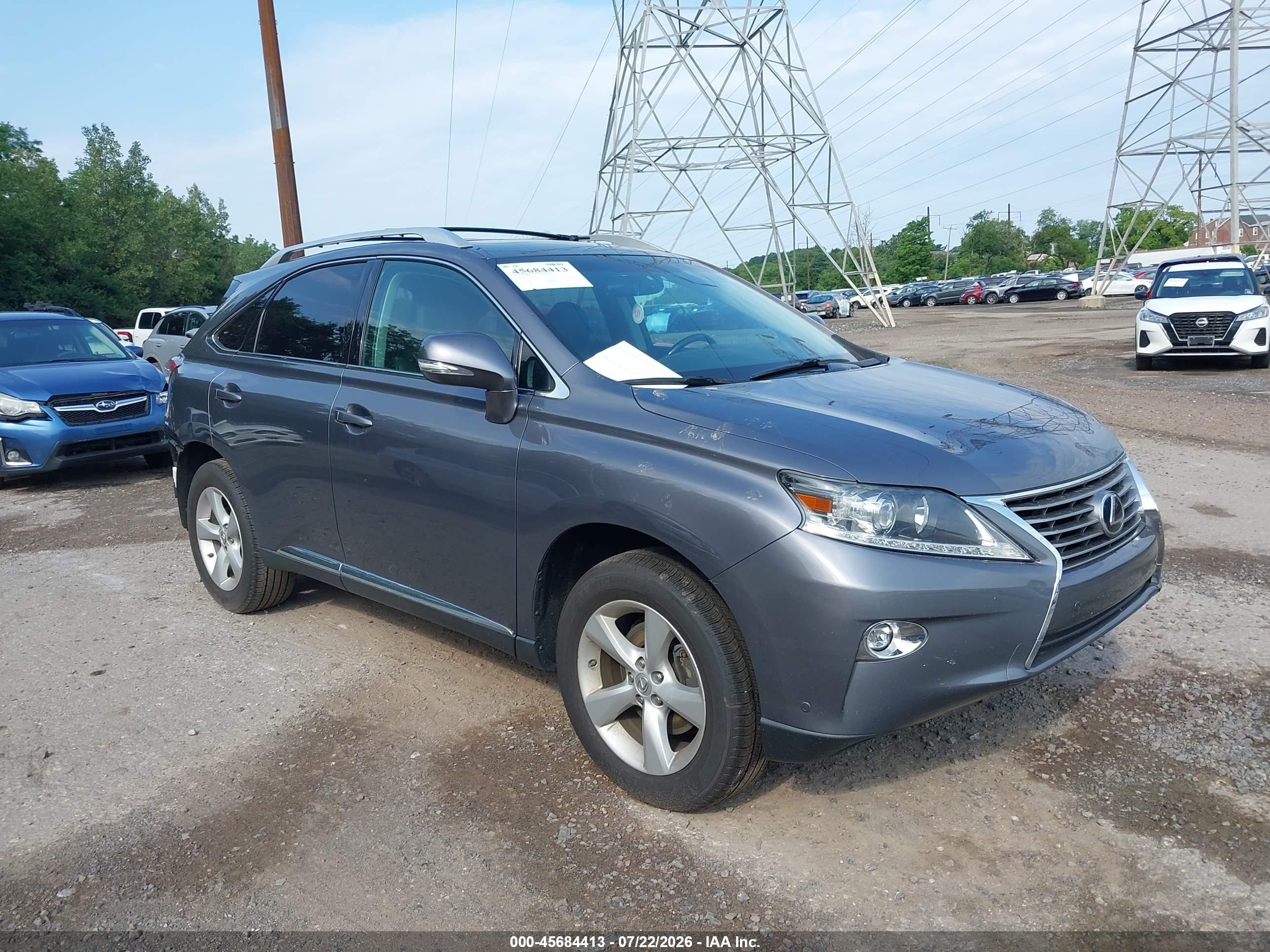 2015 Lexus Rx 350   Gray vin: 2T2BK1BA4FC323184