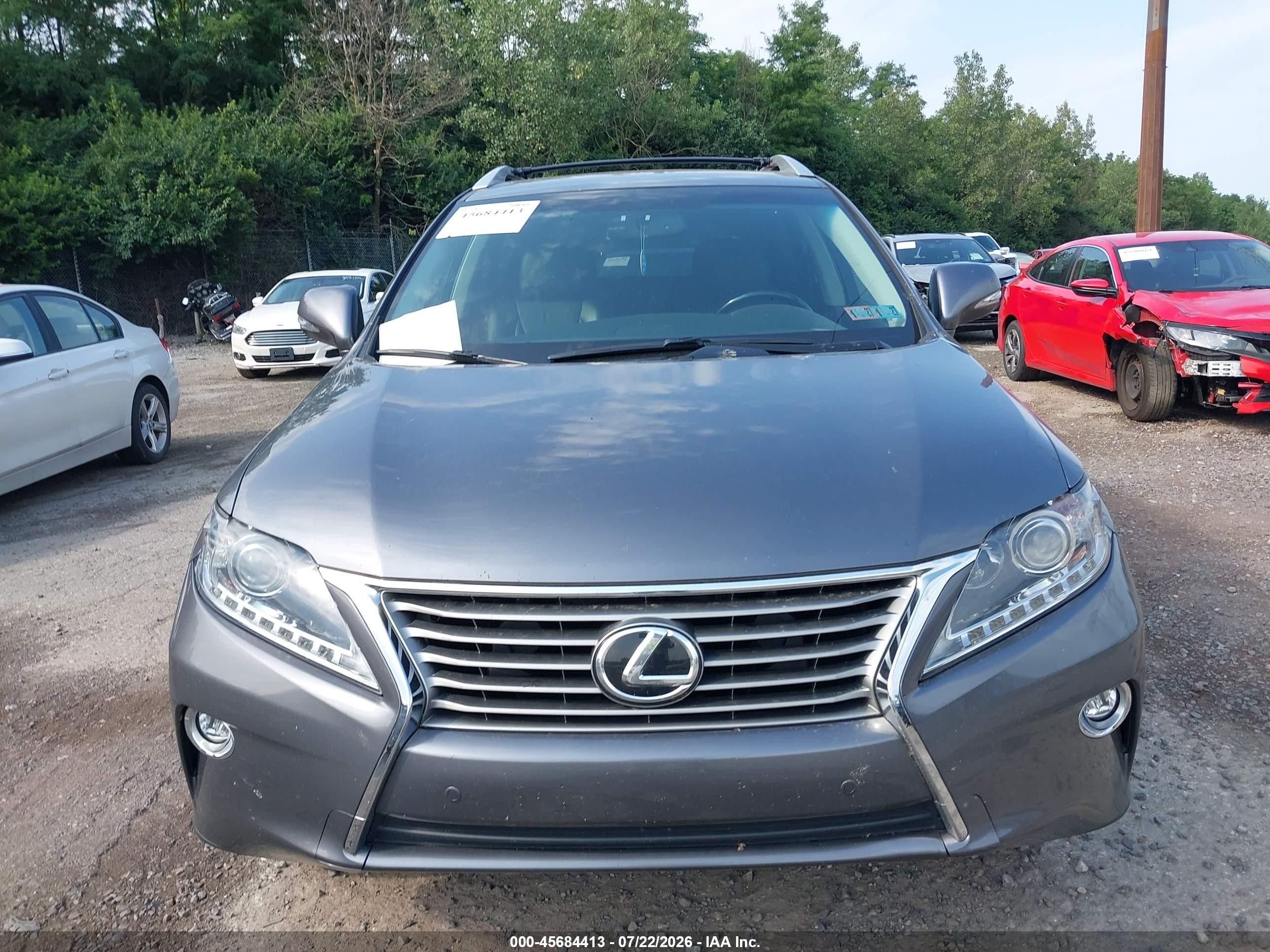2015 Lexus Rx 350   Gray vin: 2T2BK1BA4FC323184
