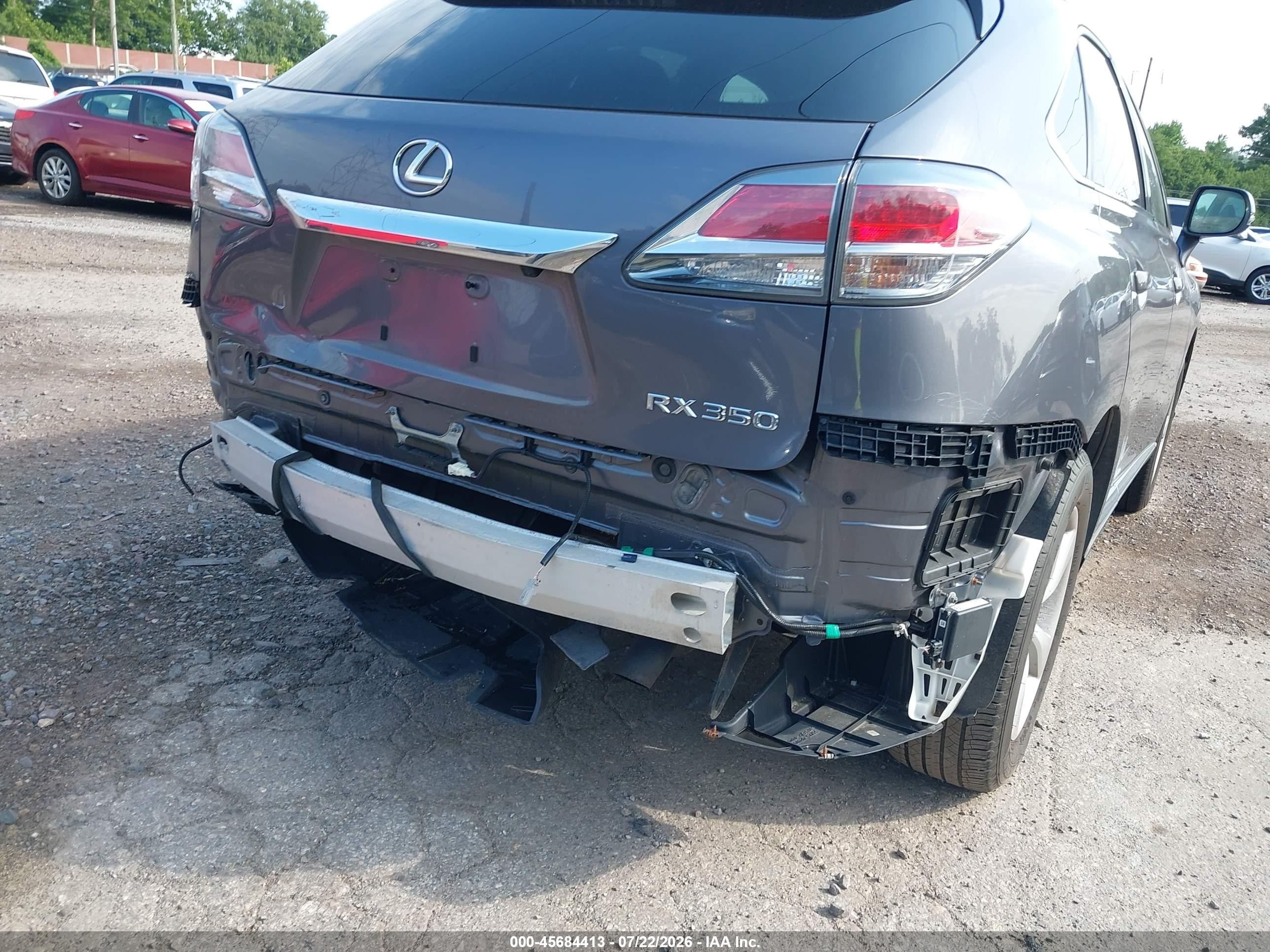 2015 Lexus Rx 350   Gray vin: 2T2BK1BA4FC323184