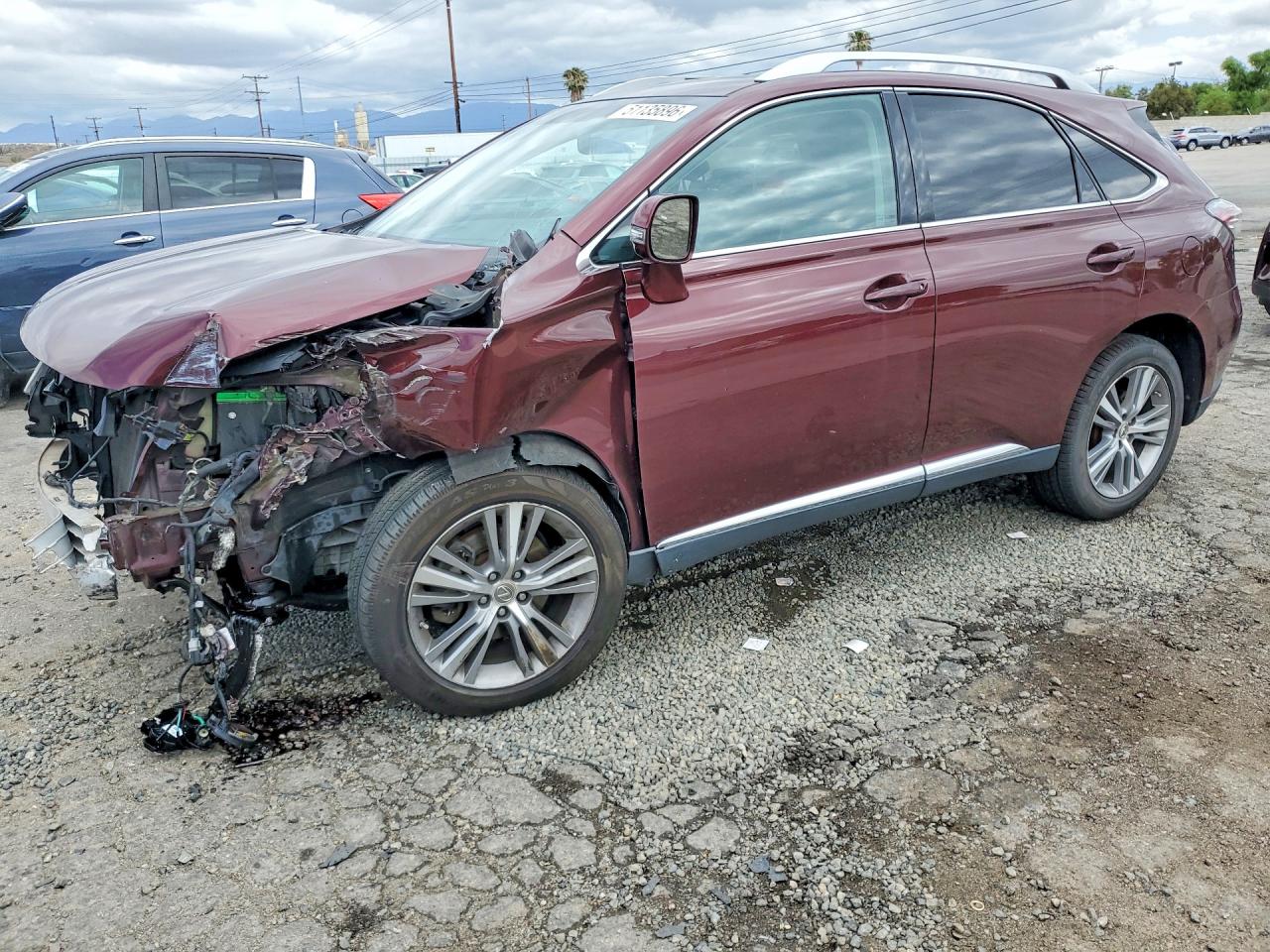 2015 Lexus Rx 350 Base Темно-бордовый vin: 2T2BK1BA4FC331401