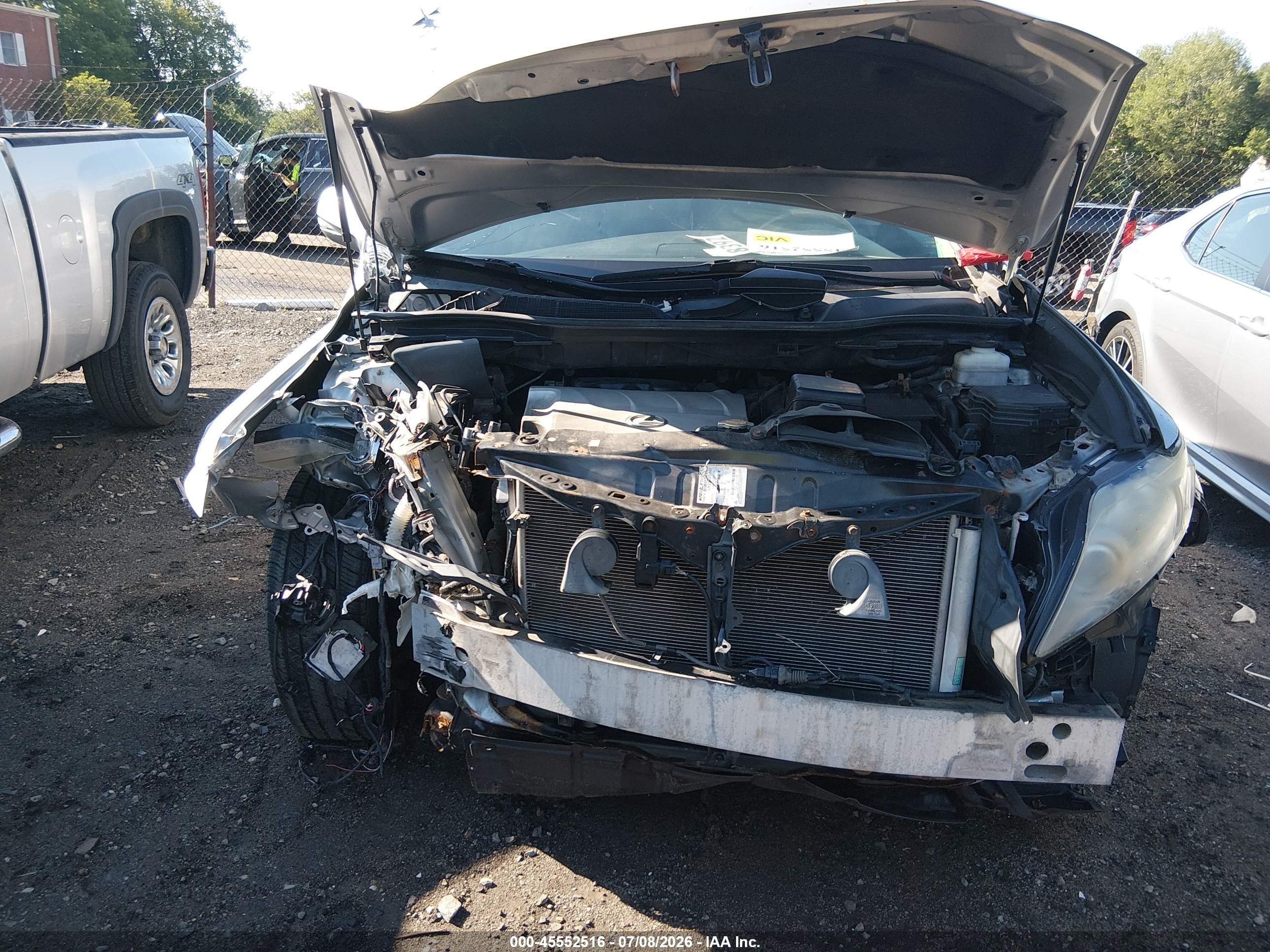 2010 Lexus Rx 350   Silver vin: 2T2BK1BA5AC007804