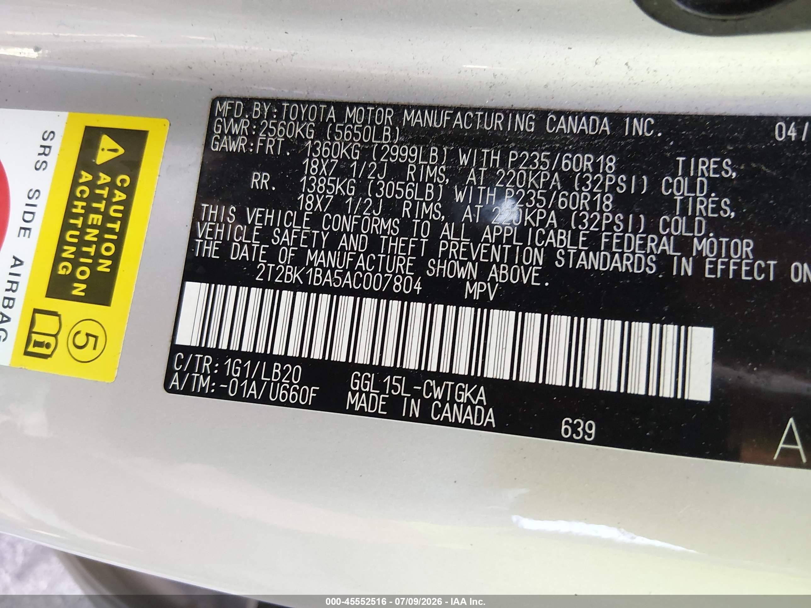2010 Lexus Rx 350   Silver vin: 2T2BK1BA5AC007804