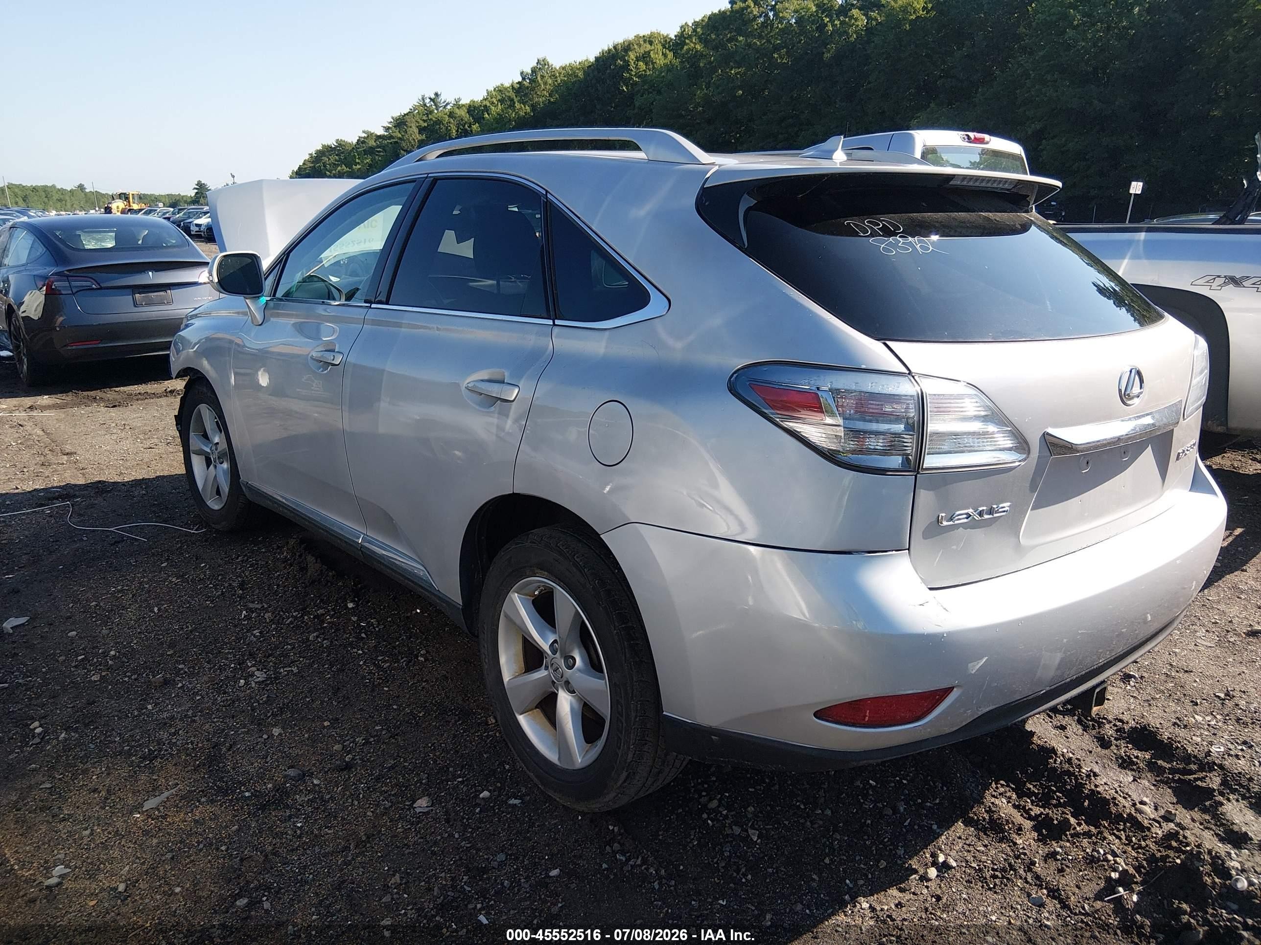 2010 Lexus Rx 350   Silver vin: 2T2BK1BA5AC007804