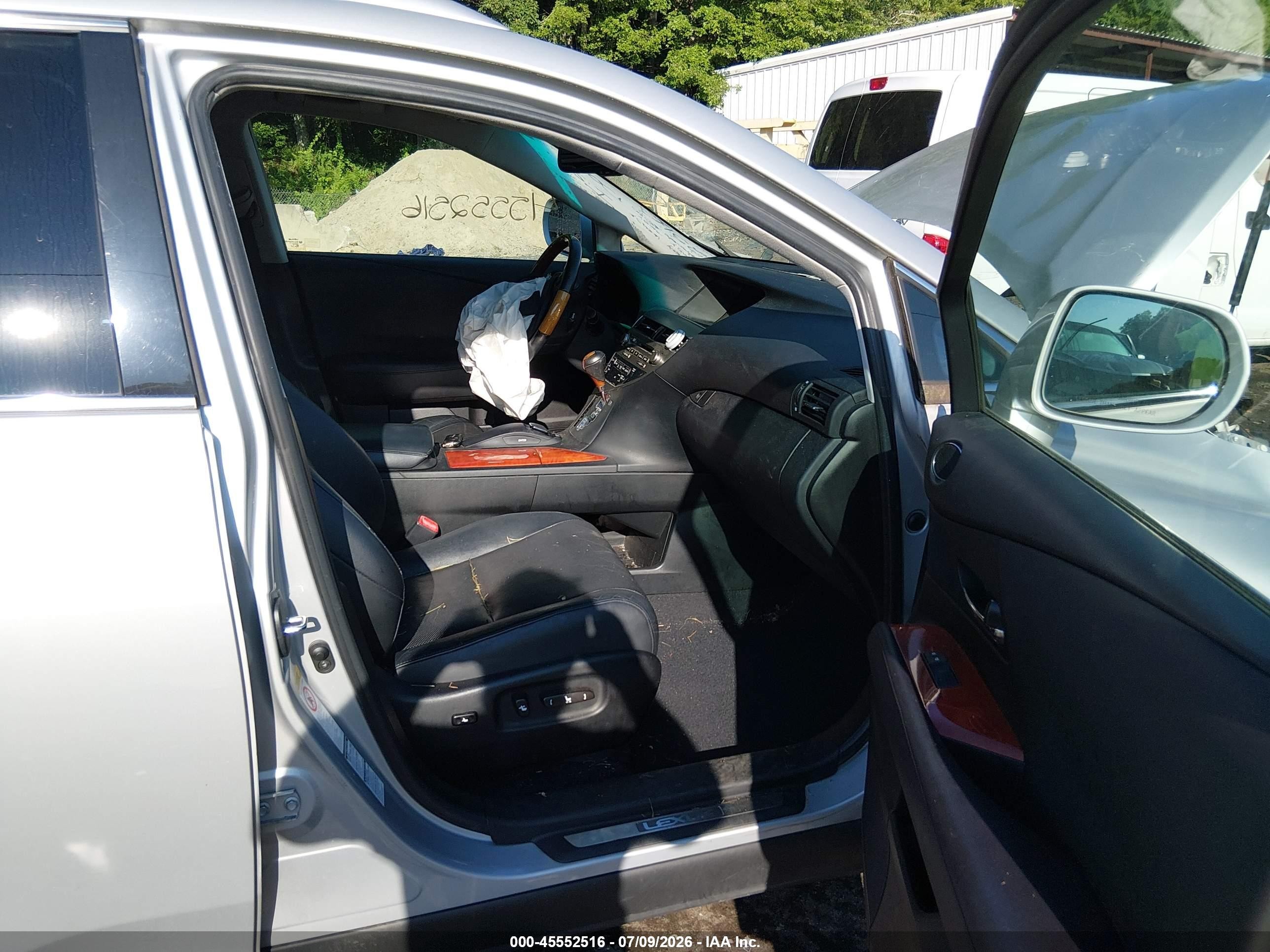 2010 Lexus Rx 350   Silver vin: 2T2BK1BA5AC007804