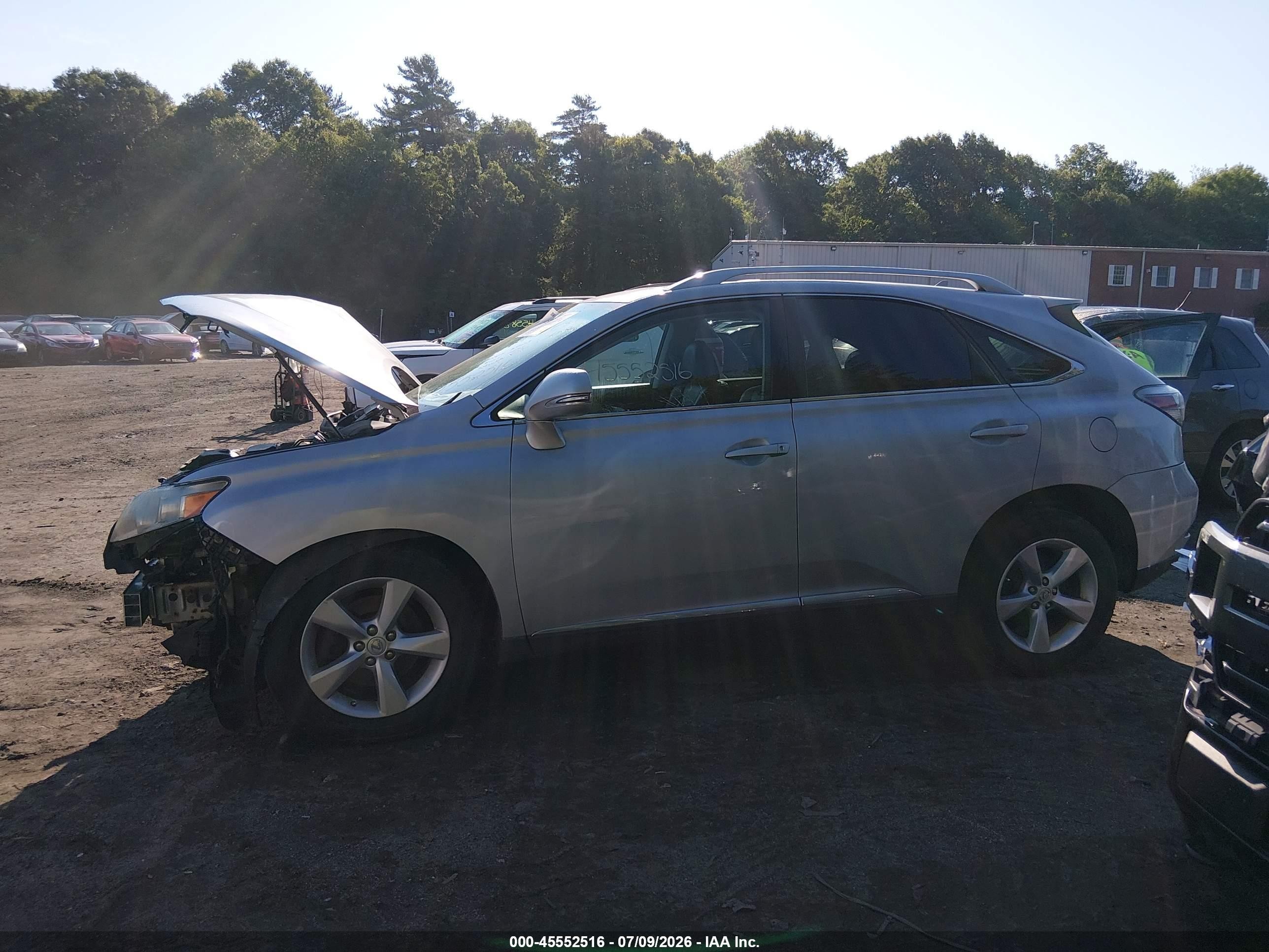 2010 Lexus Rx 350   Silver vin: 2T2BK1BA5AC007804