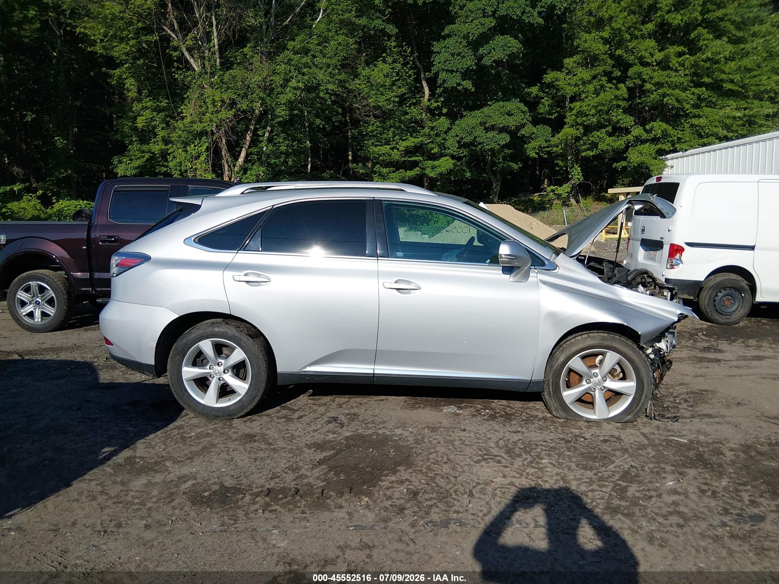 2010 Lexus Rx 350   Silver vin: 2T2BK1BA5AC007804