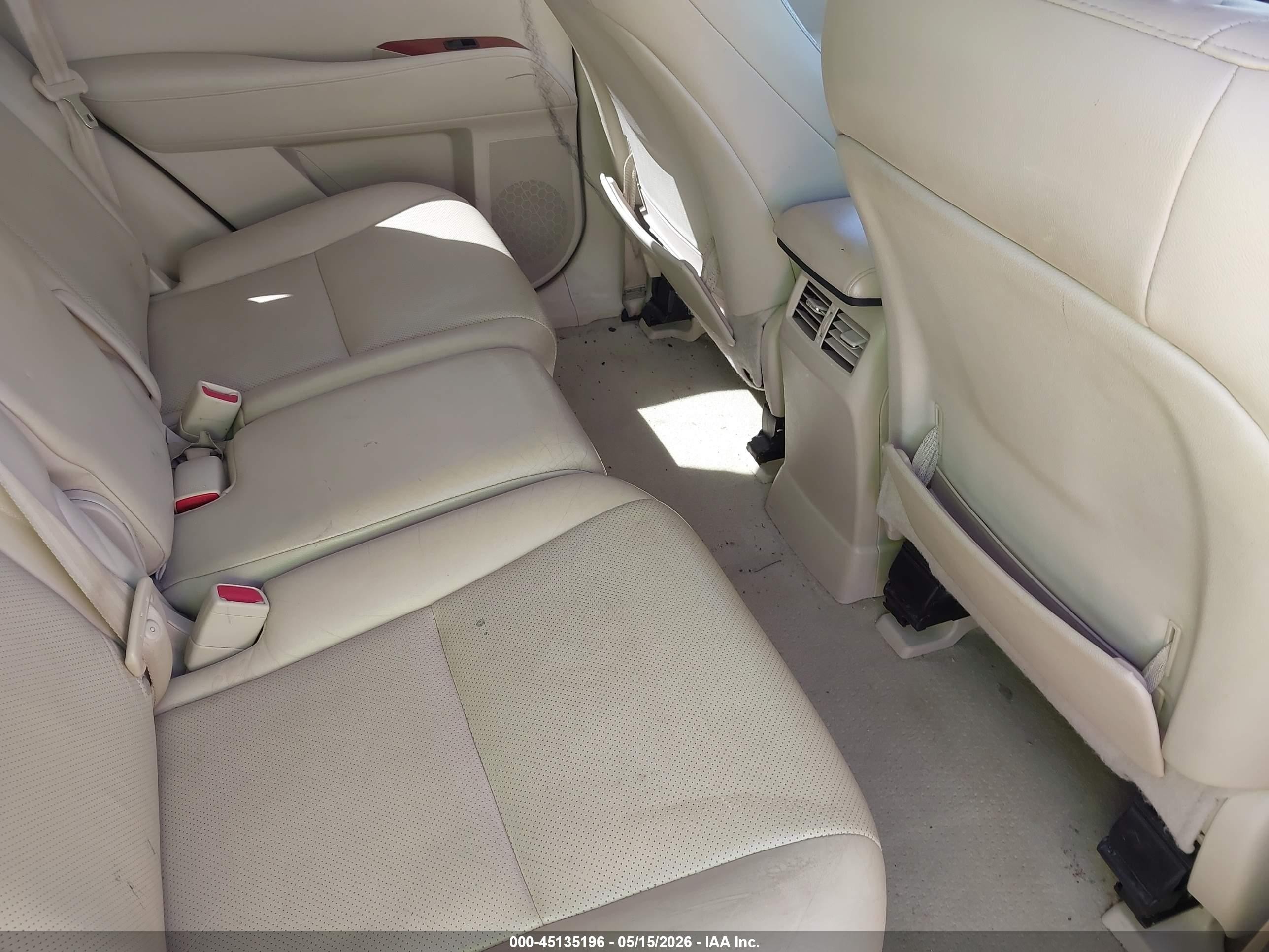 2010 Lexus Rx 350   White vin: 2T2BK1BA5AC010847