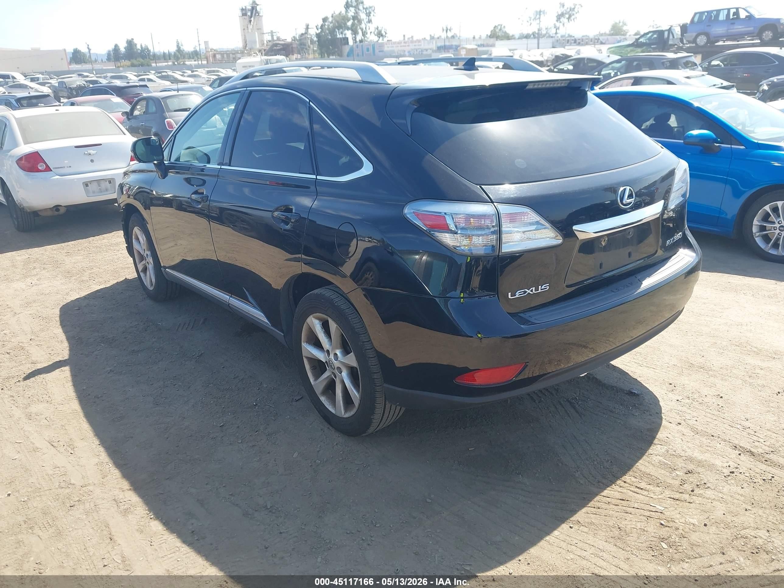 2010 Lexus Rx 350   Black vin: 2T2BK1BA5AC020696