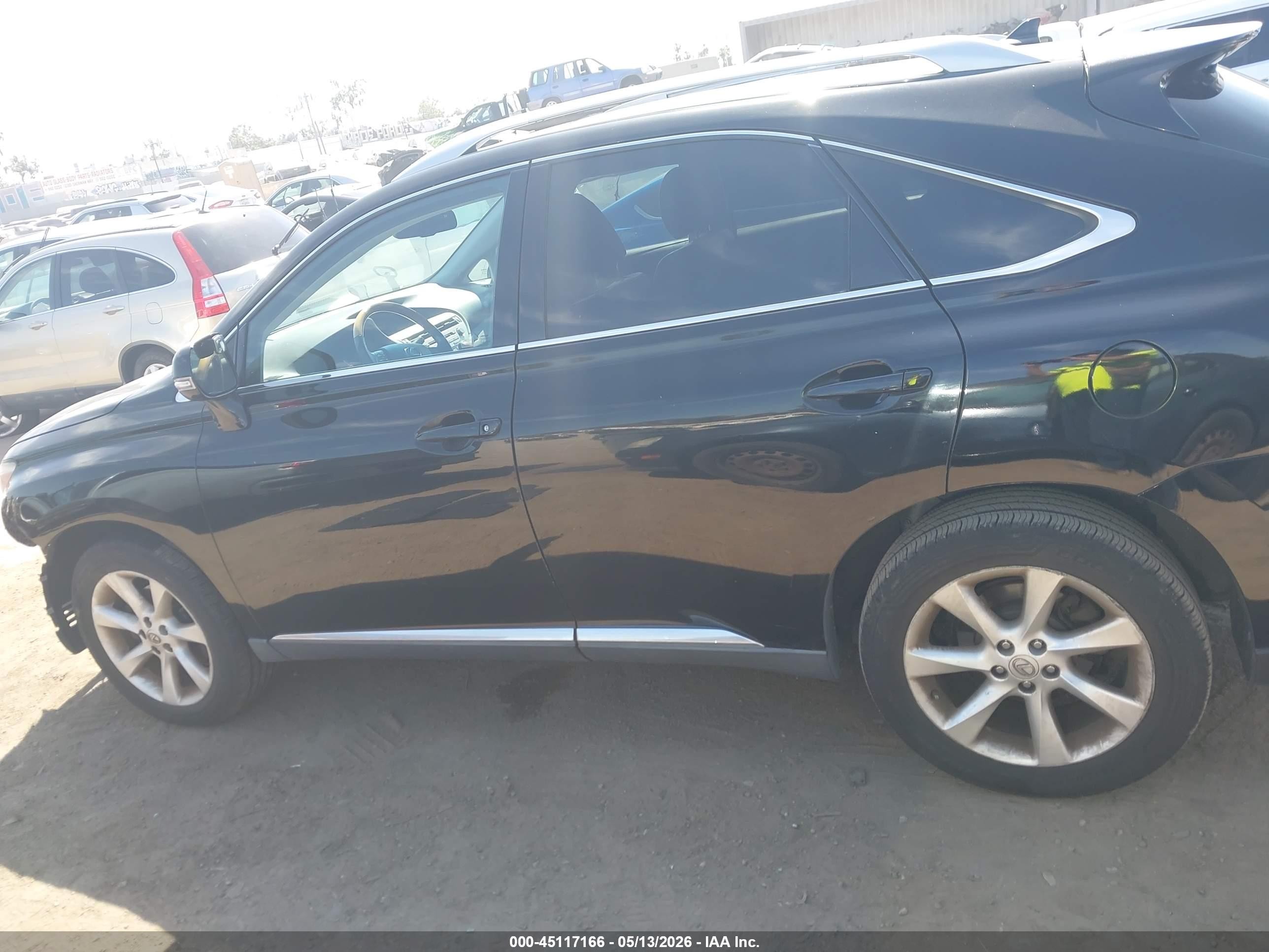 2010 Lexus Rx 350   Black vin: 2T2BK1BA5AC020696