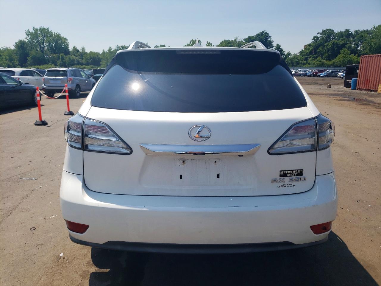 2010 Lexus Rx 350 White vin: 2T2BK1BA5AC023405