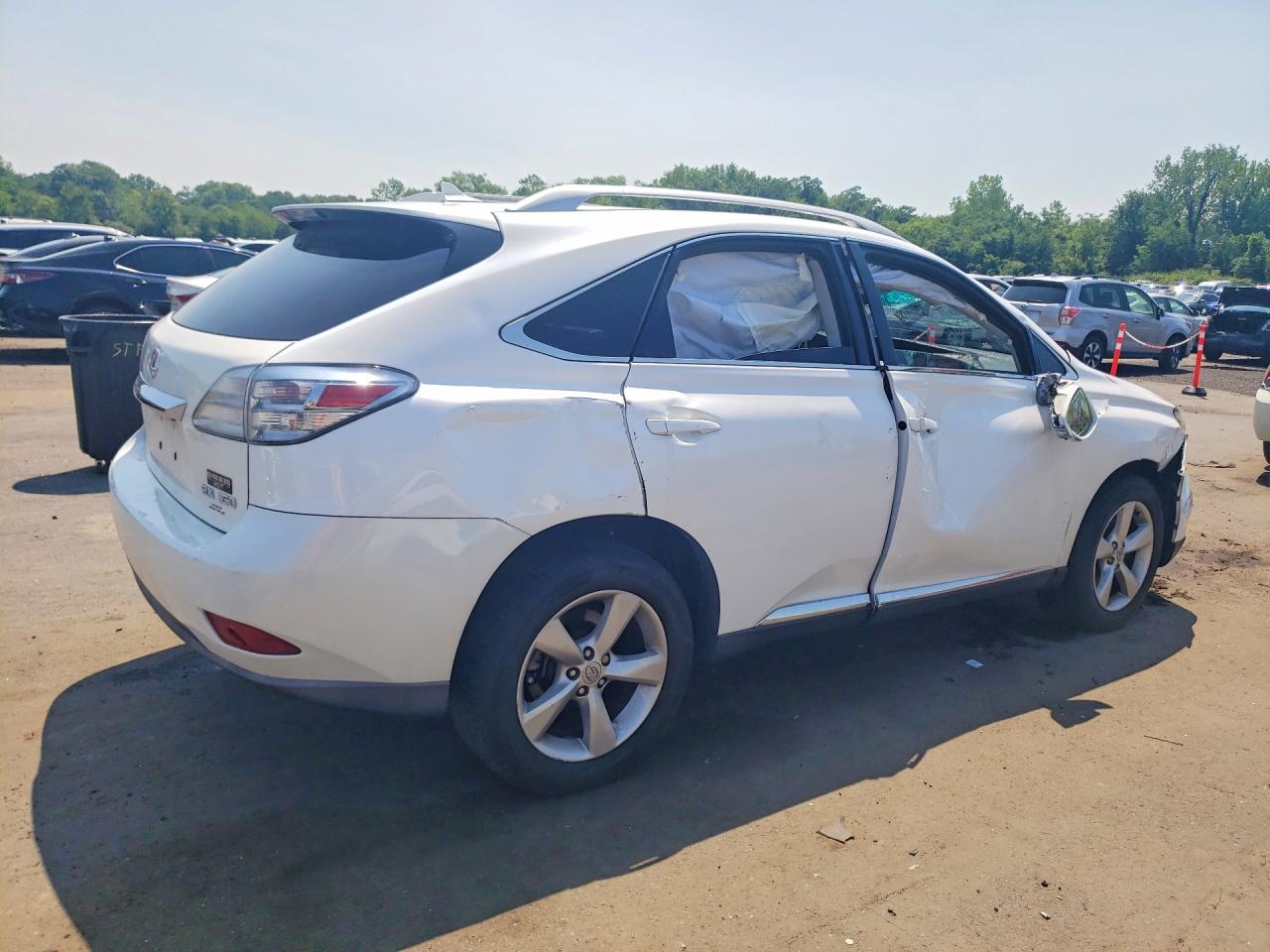 2010 Lexus Rx 350 White vin: 2T2BK1BA5AC023405