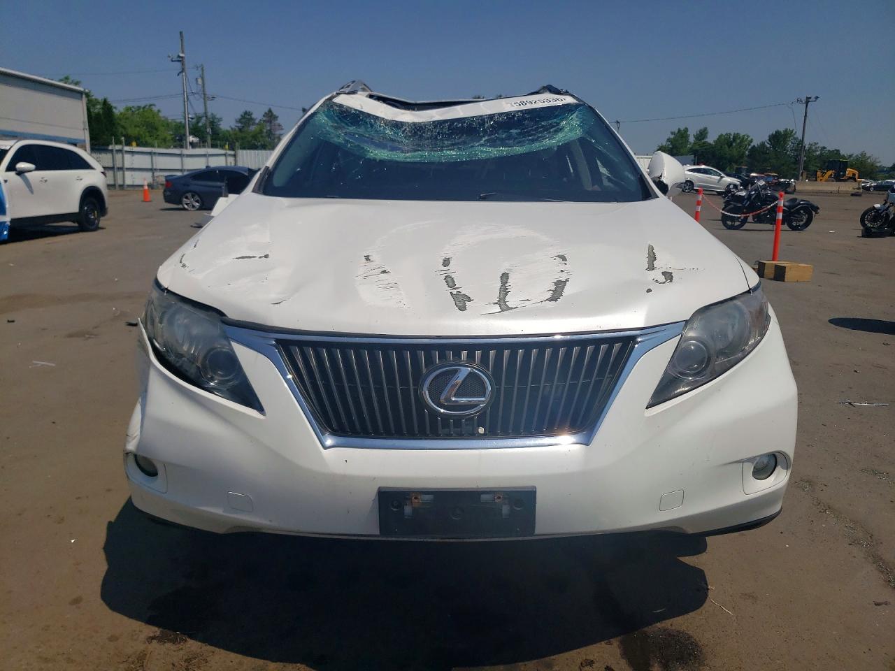 2010 Lexus Rx 350 White vin: 2T2BK1BA5AC023405